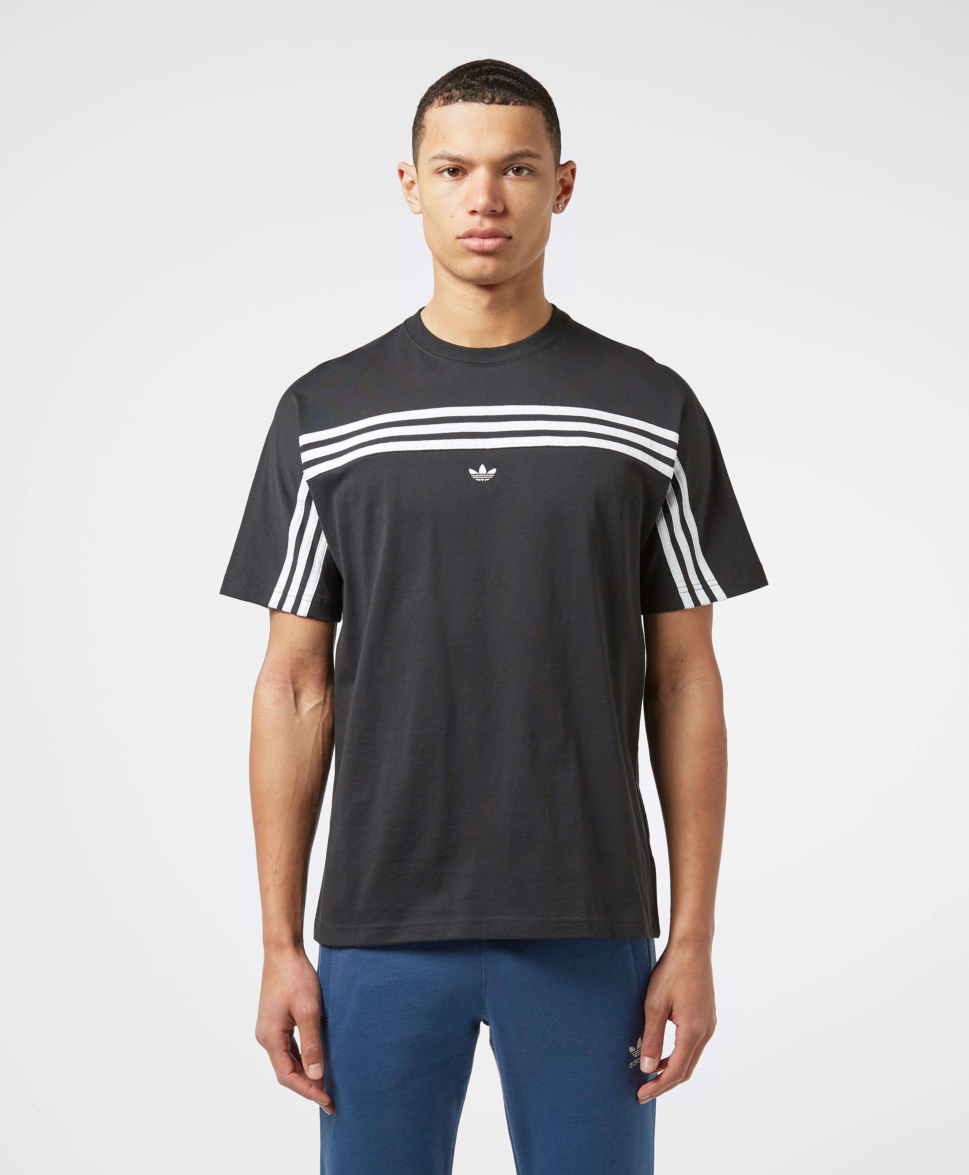 adidas 3 stripes t shirt