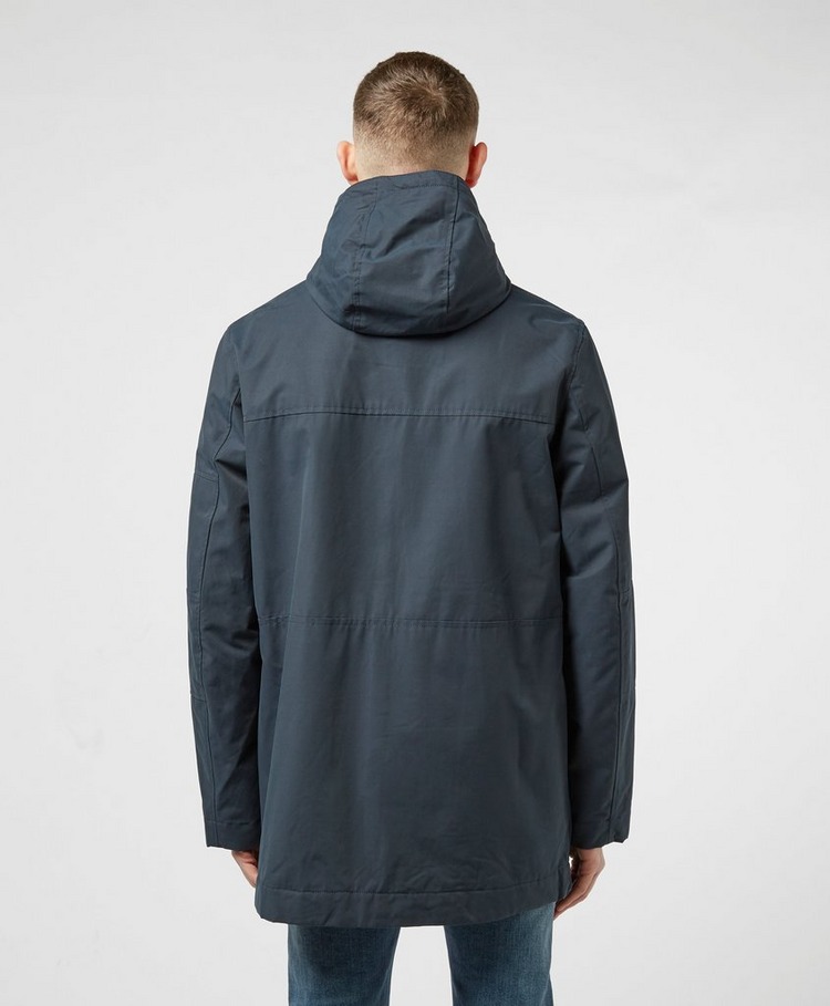 lyle and scott panelled hoodie