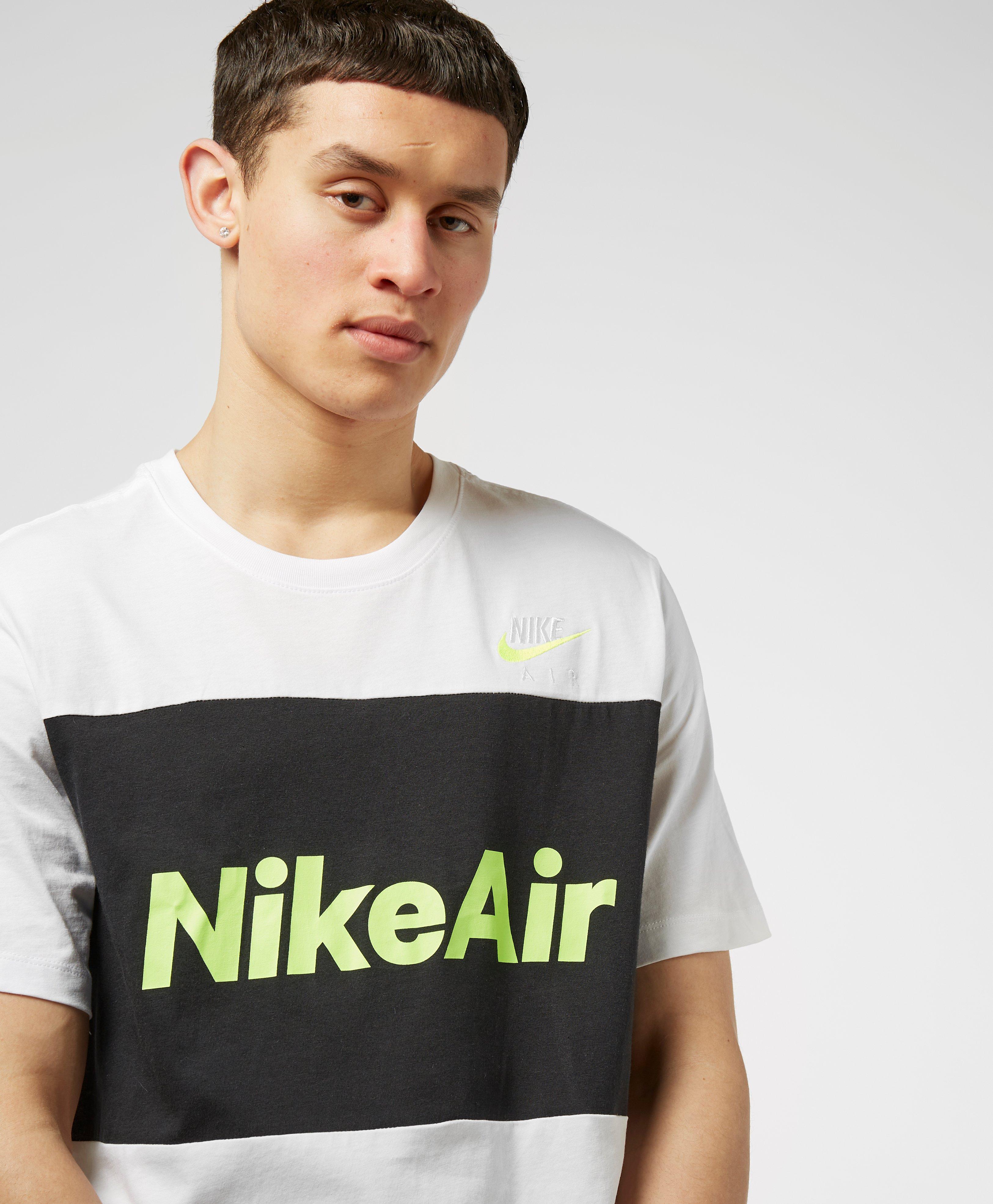 nike air colour block t shirt