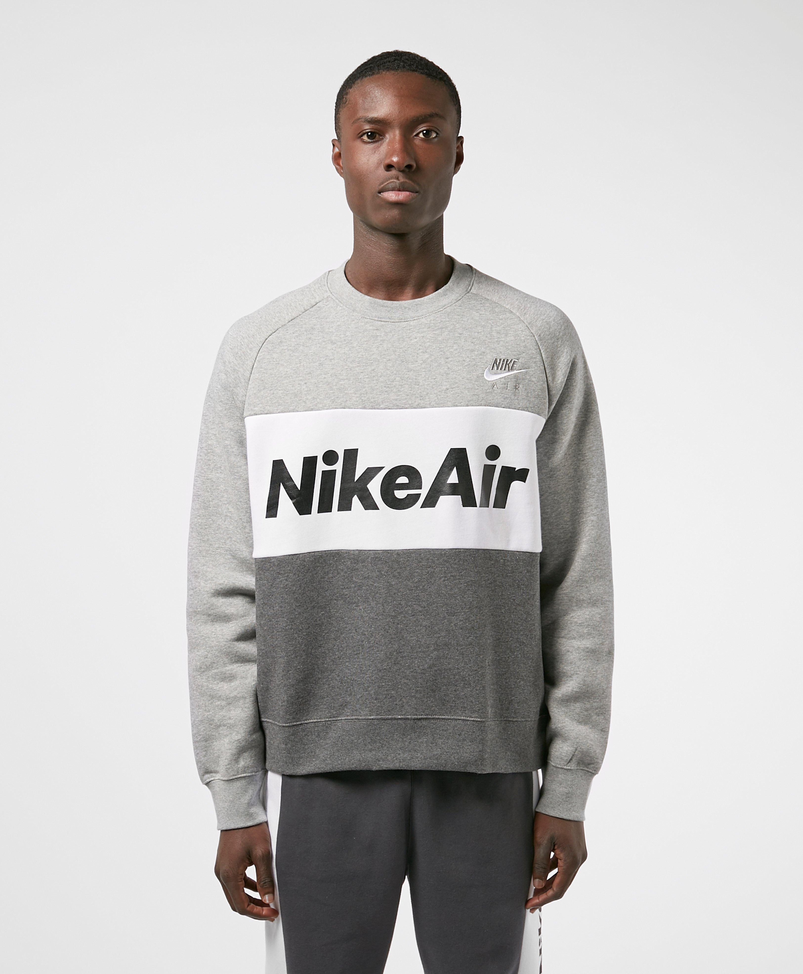 nike air sleeve colour block sweatshirt