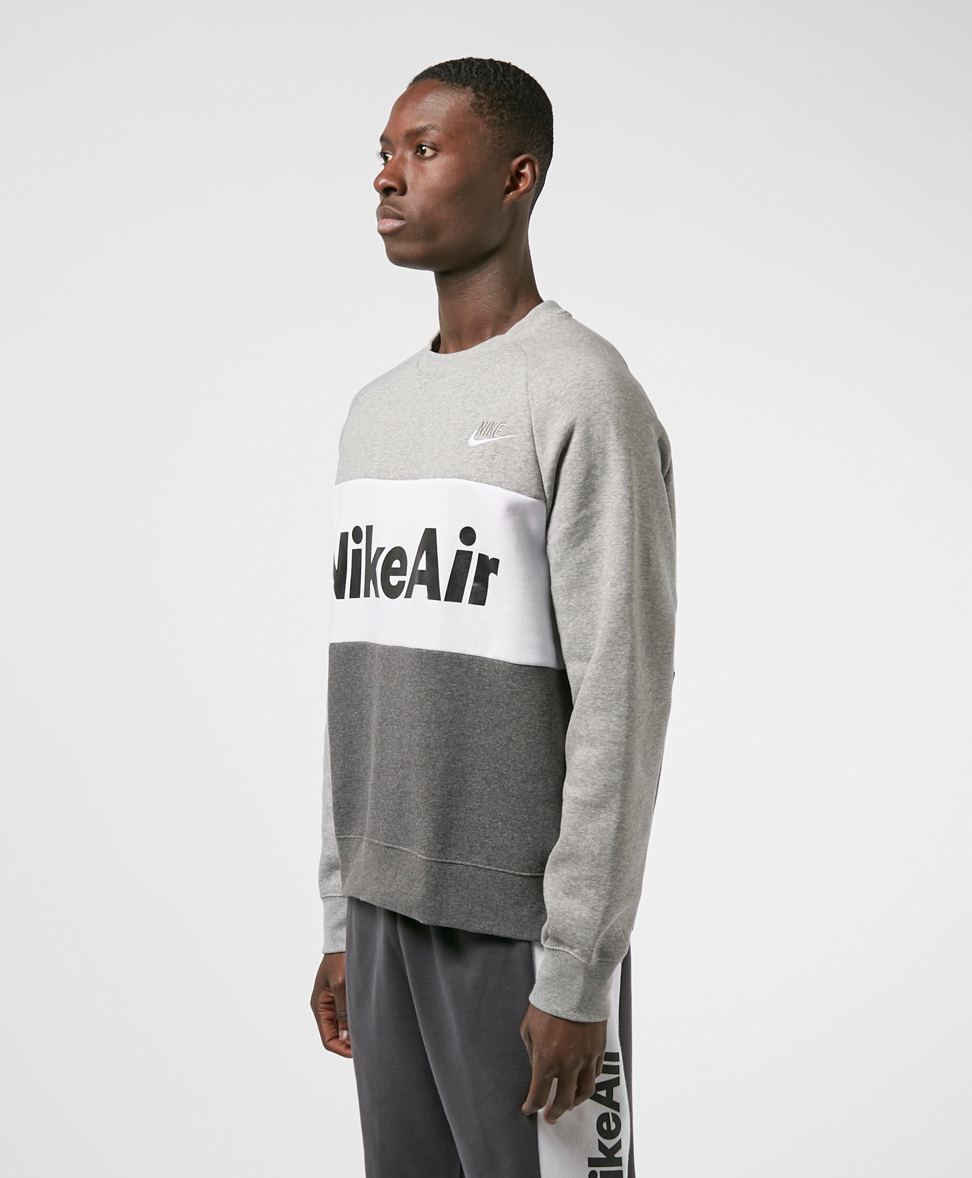 nike air sleeve colour block sweatshirt