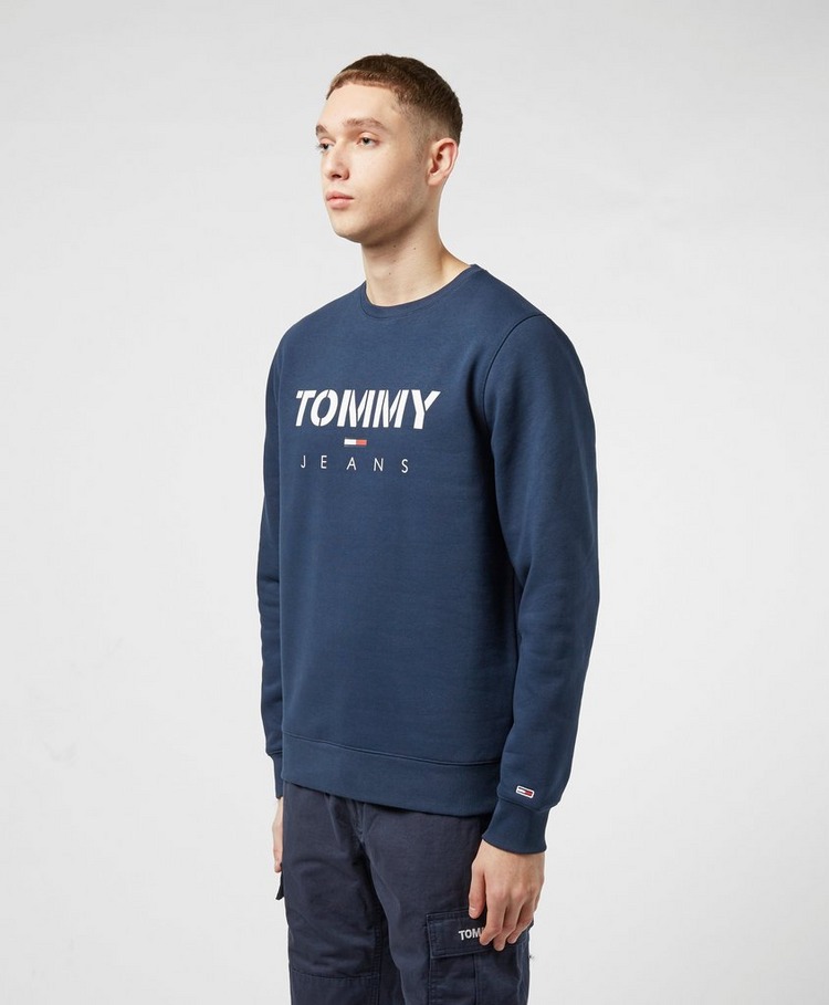 Tommy Jeans Novel Logo Sweatshirt | scotts Menswear