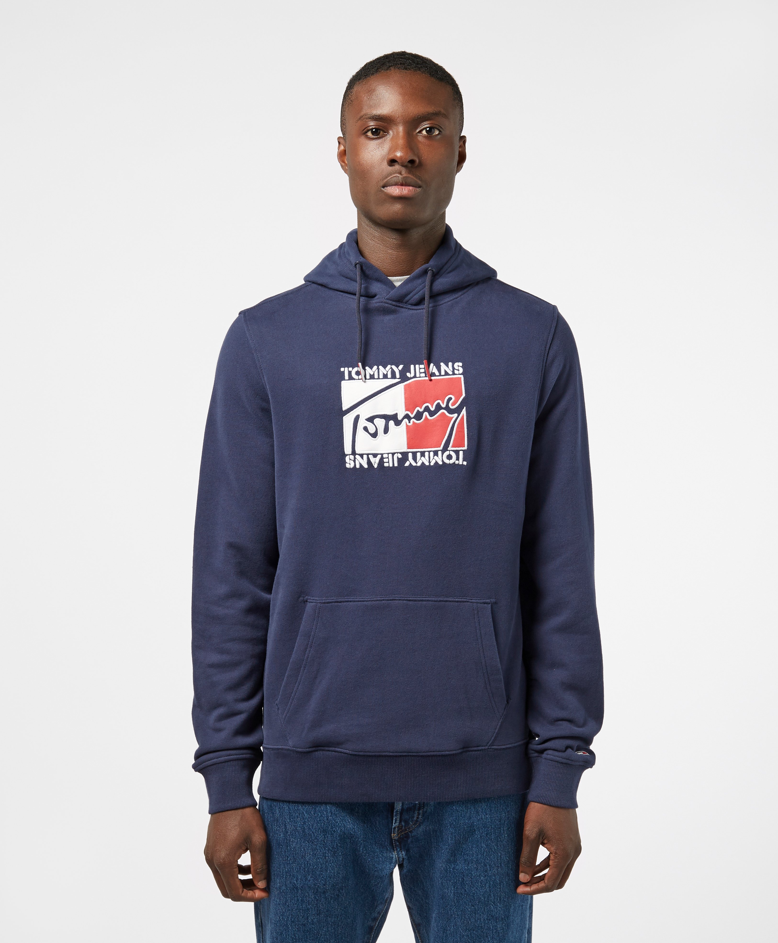 Tommy Jeans Script Graphic Overhead Hoodie | scotts Menswear