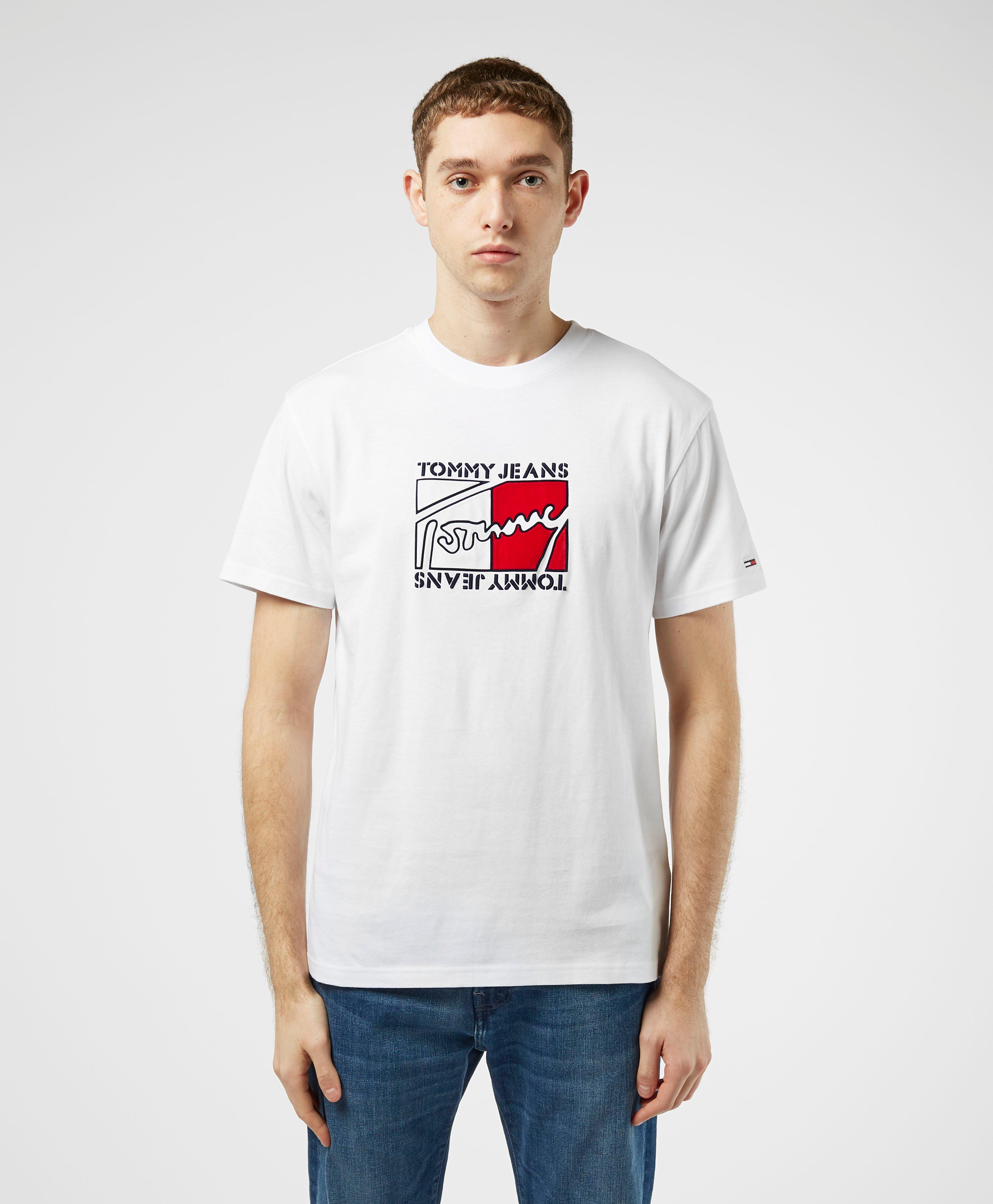 tommy jeans script tee