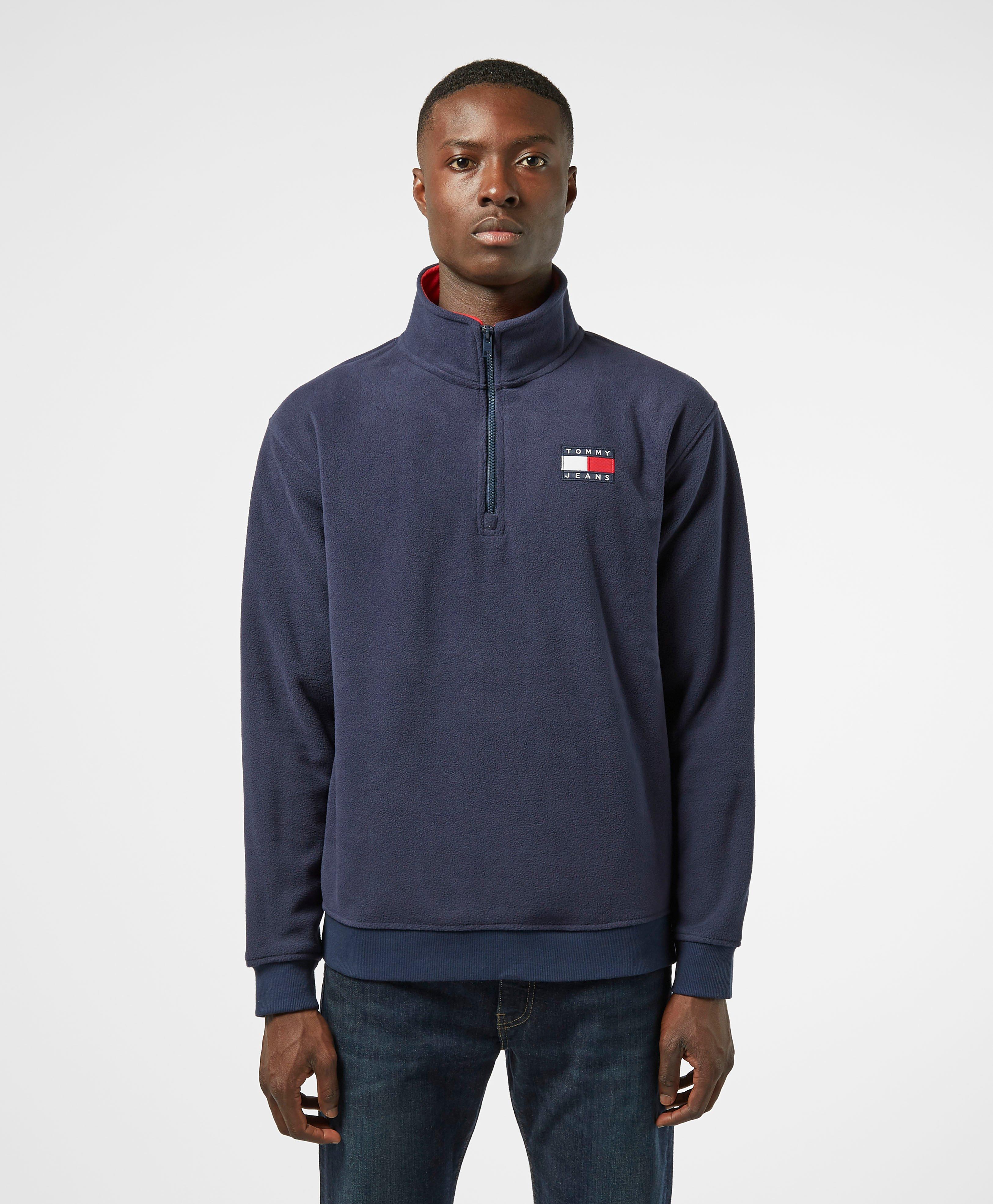 tommy half zip fleece