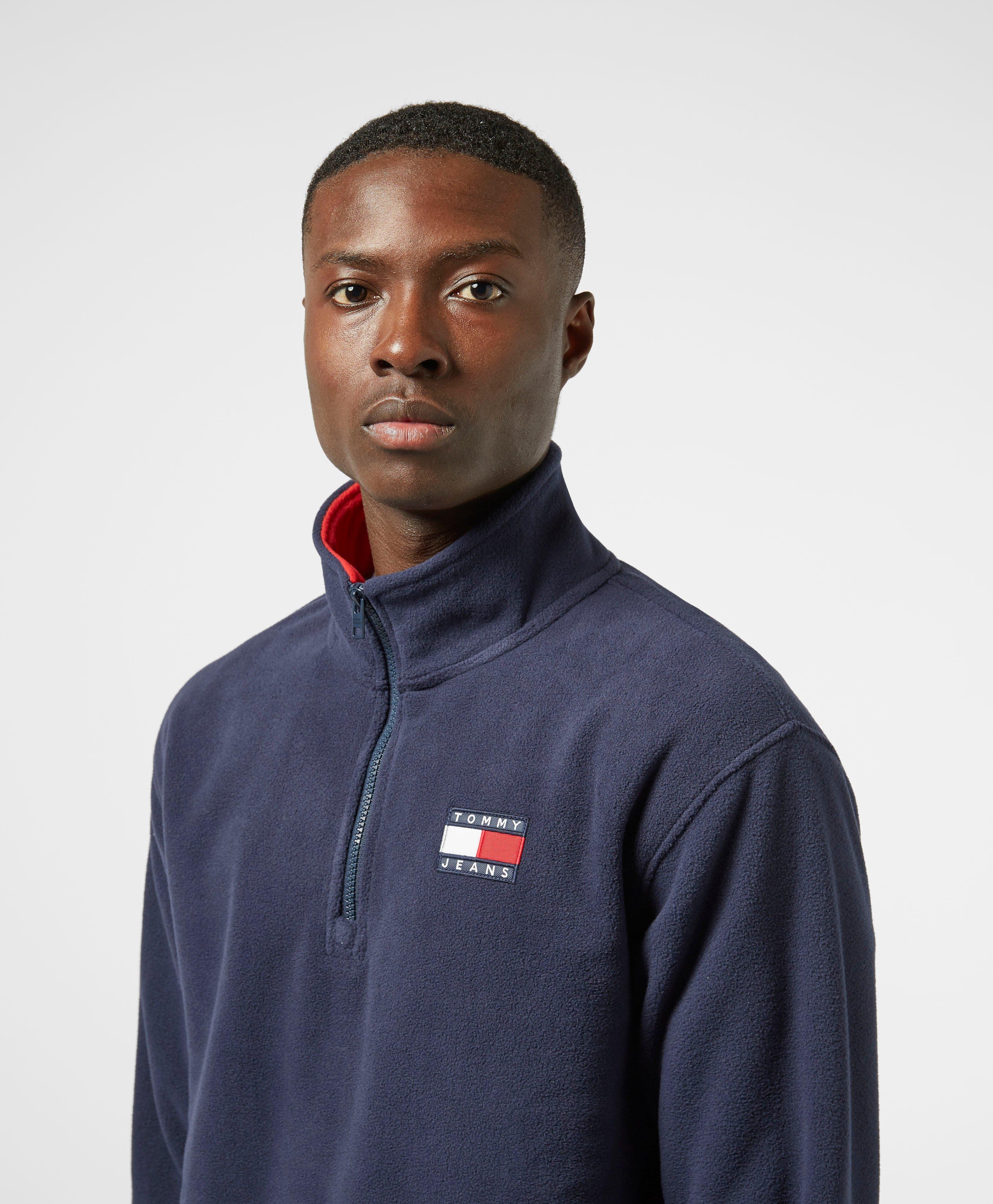 tommy half zip fleece