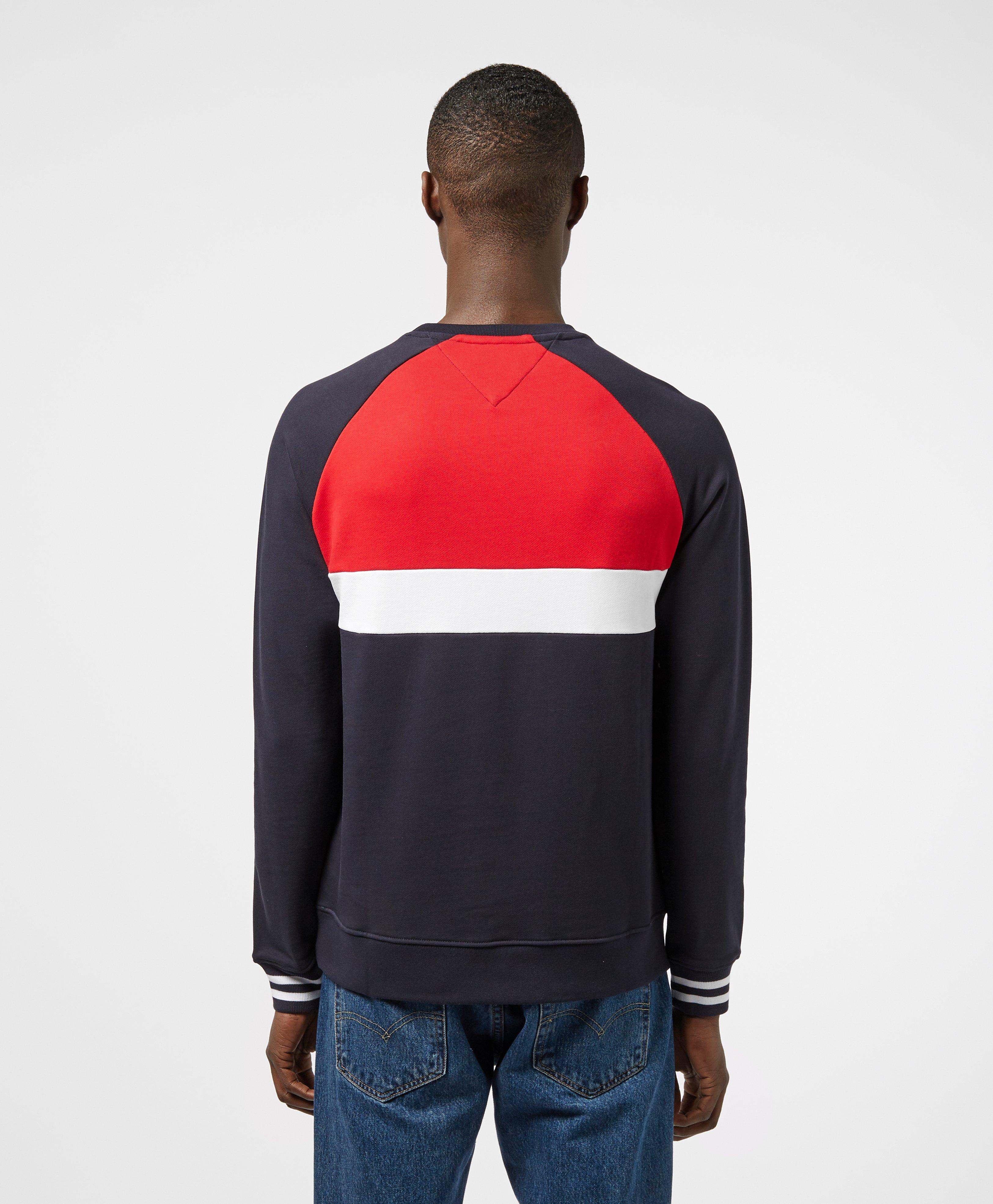 colour block sweatshirt by tommy hilfiger