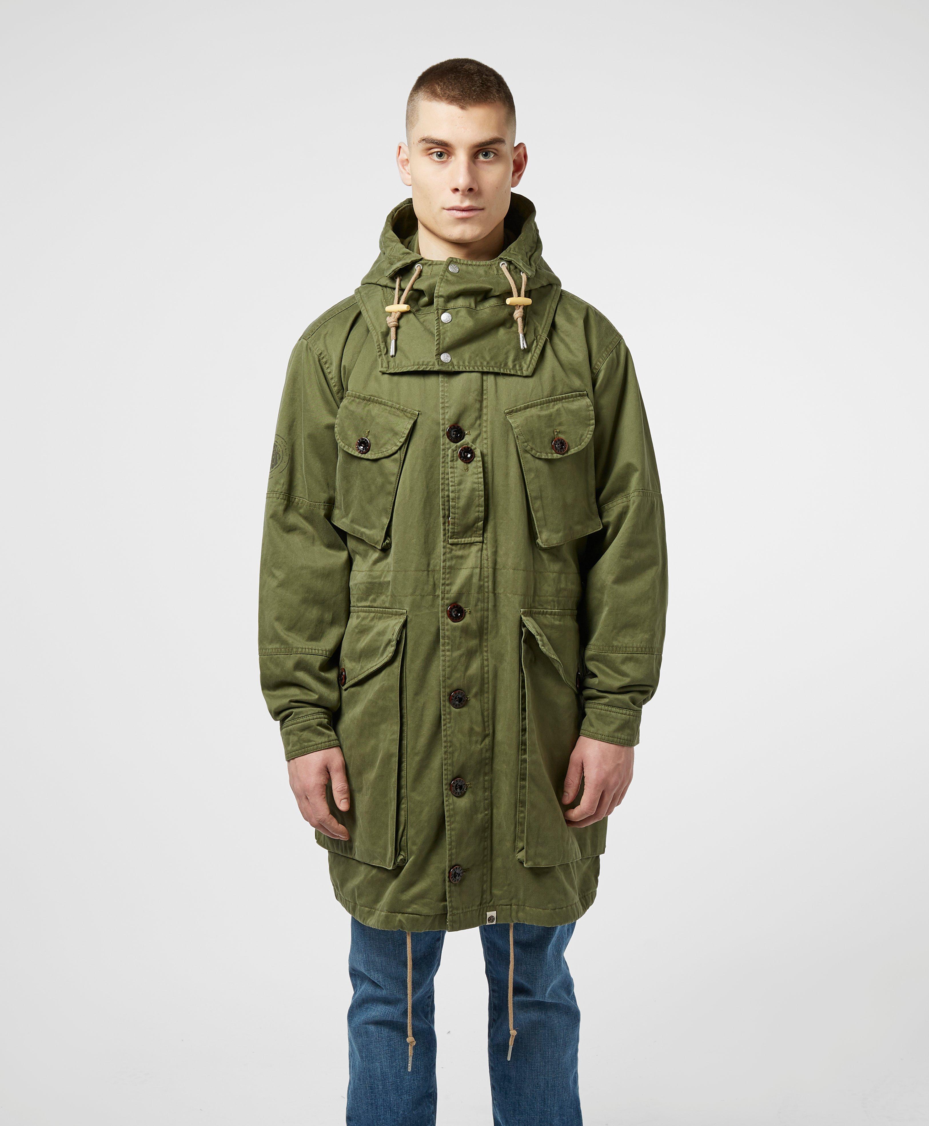 pretty green parka sale