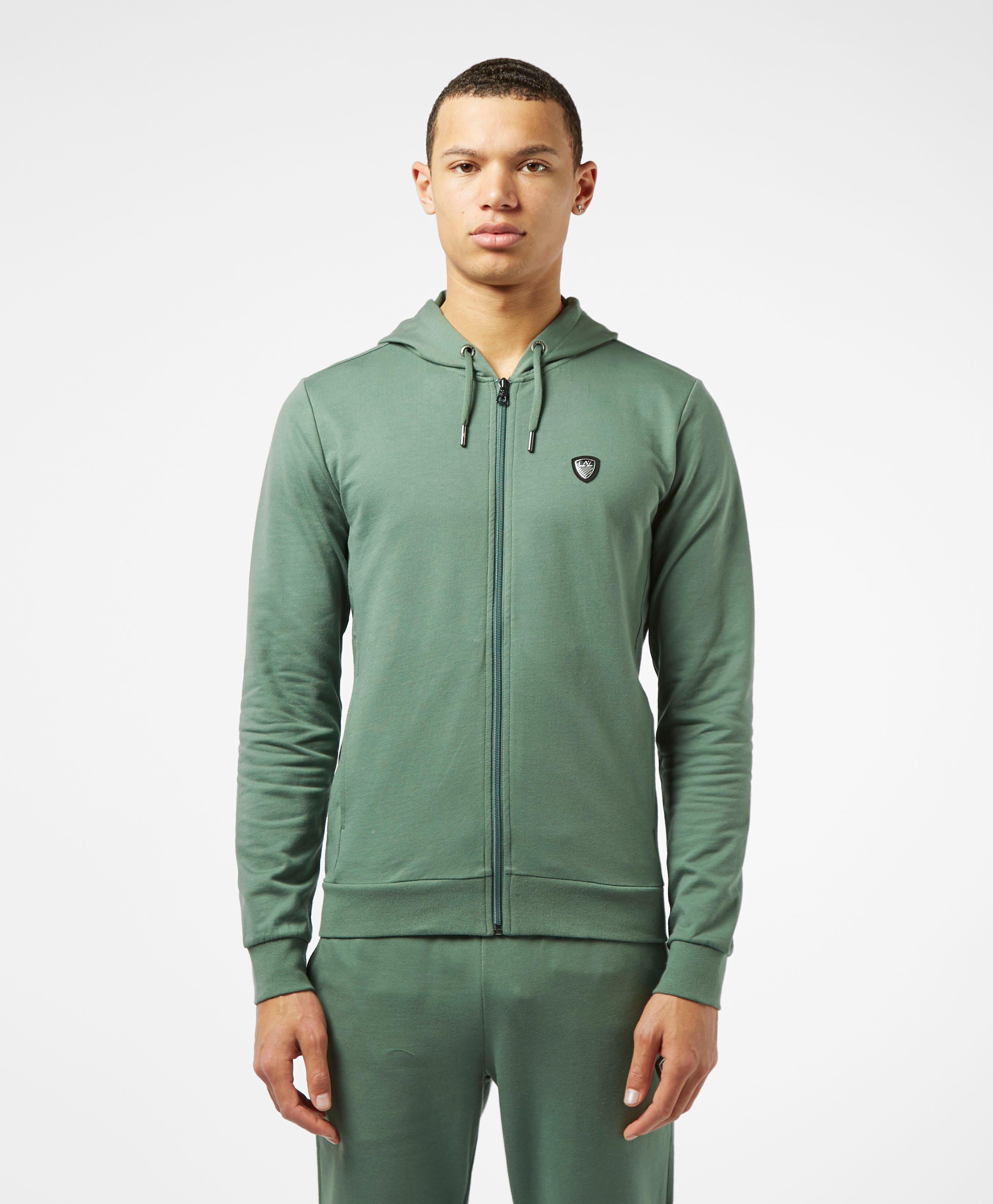 green ea7 hoodie