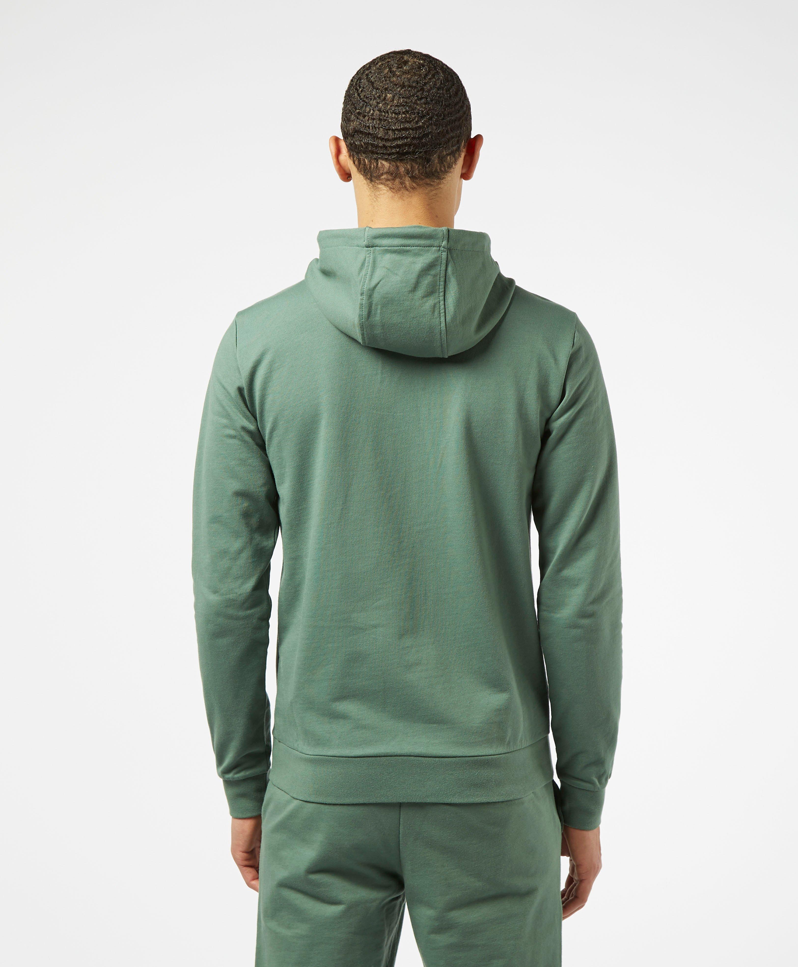 green armani hoodie
