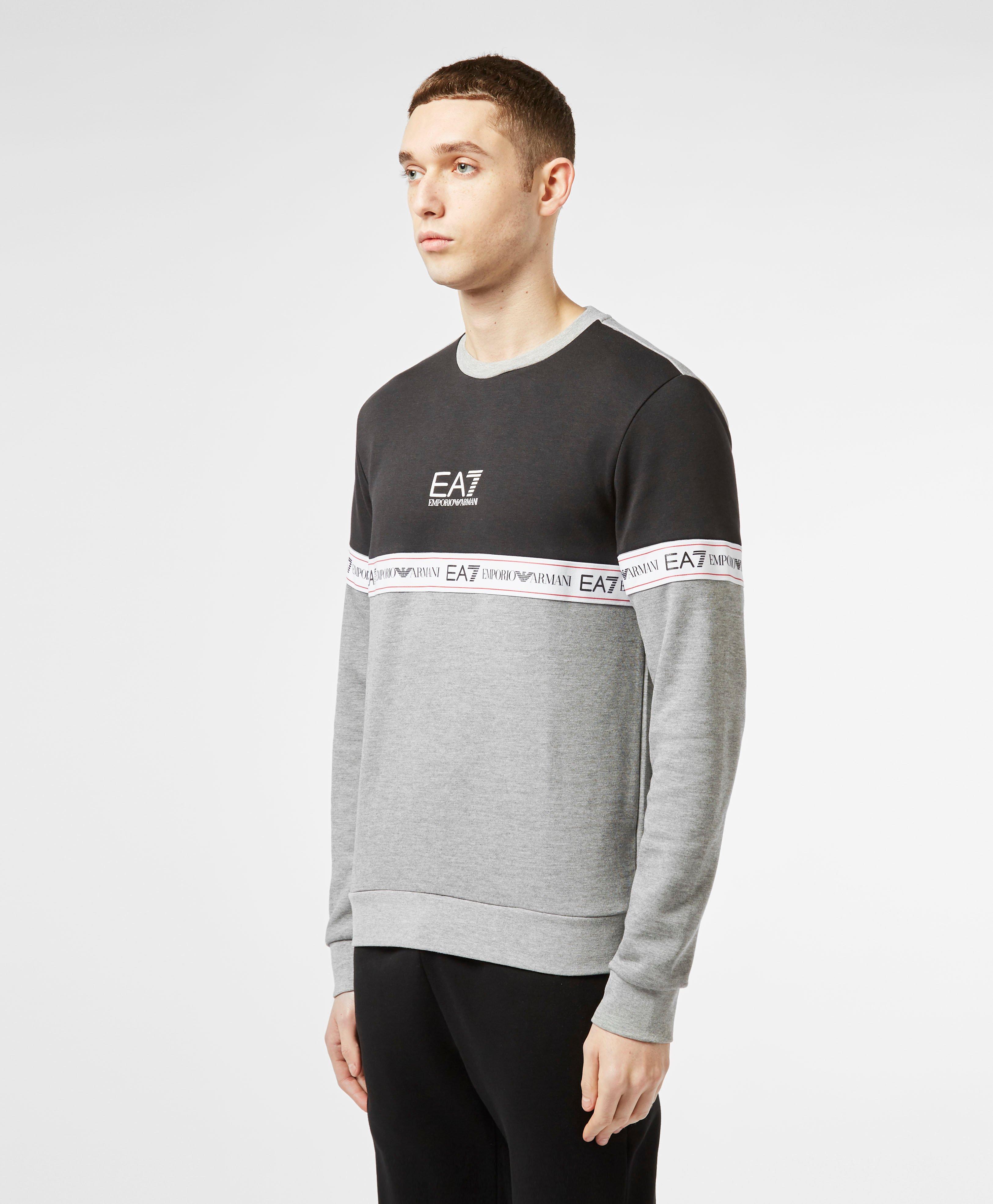 emporio armani block colour sweatshirt