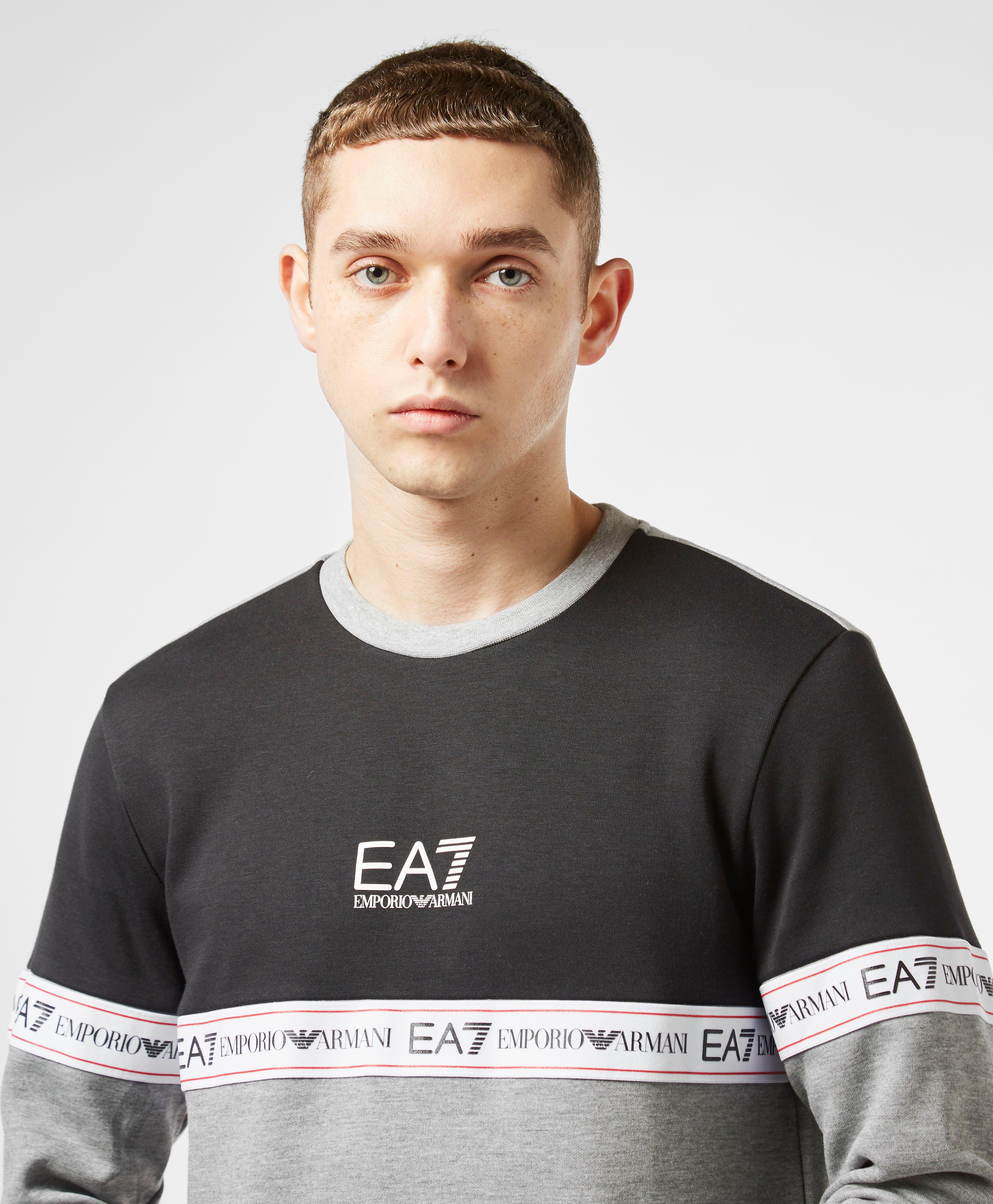 emporio armani block colour sweatshirt