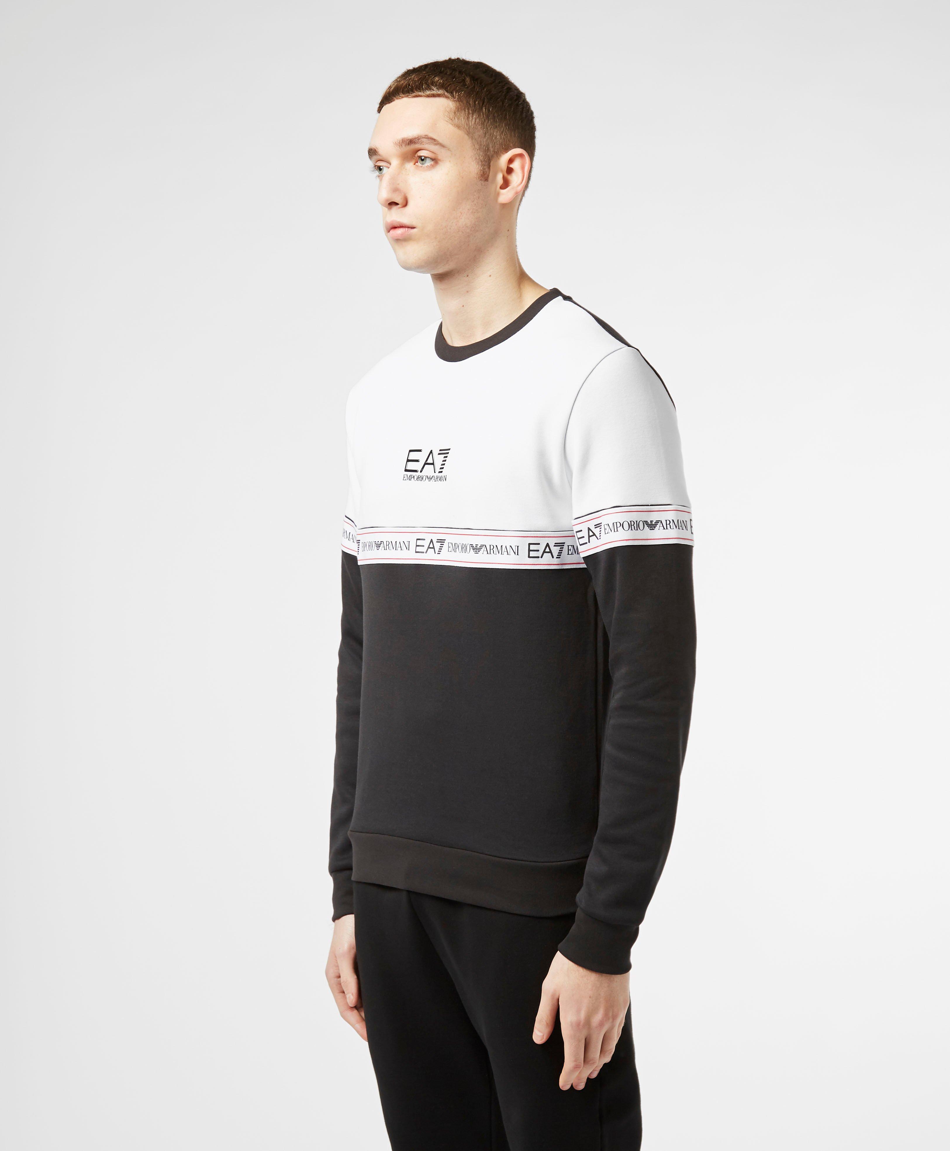 emporio armani block colour sweatshirt