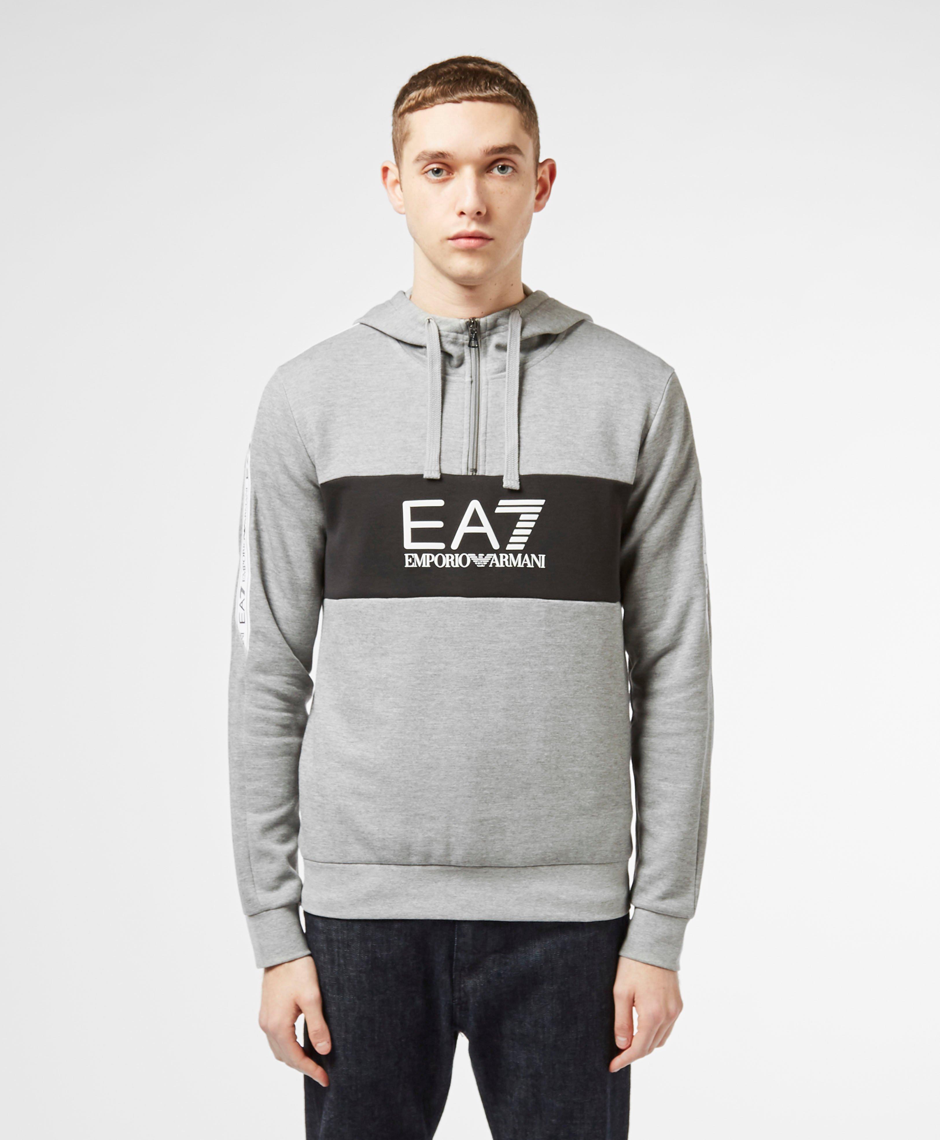 ea7 zipped hoodie