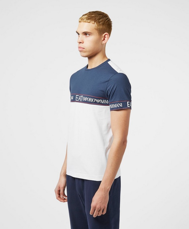 emporio armani ea7 tape cuff polo shirt