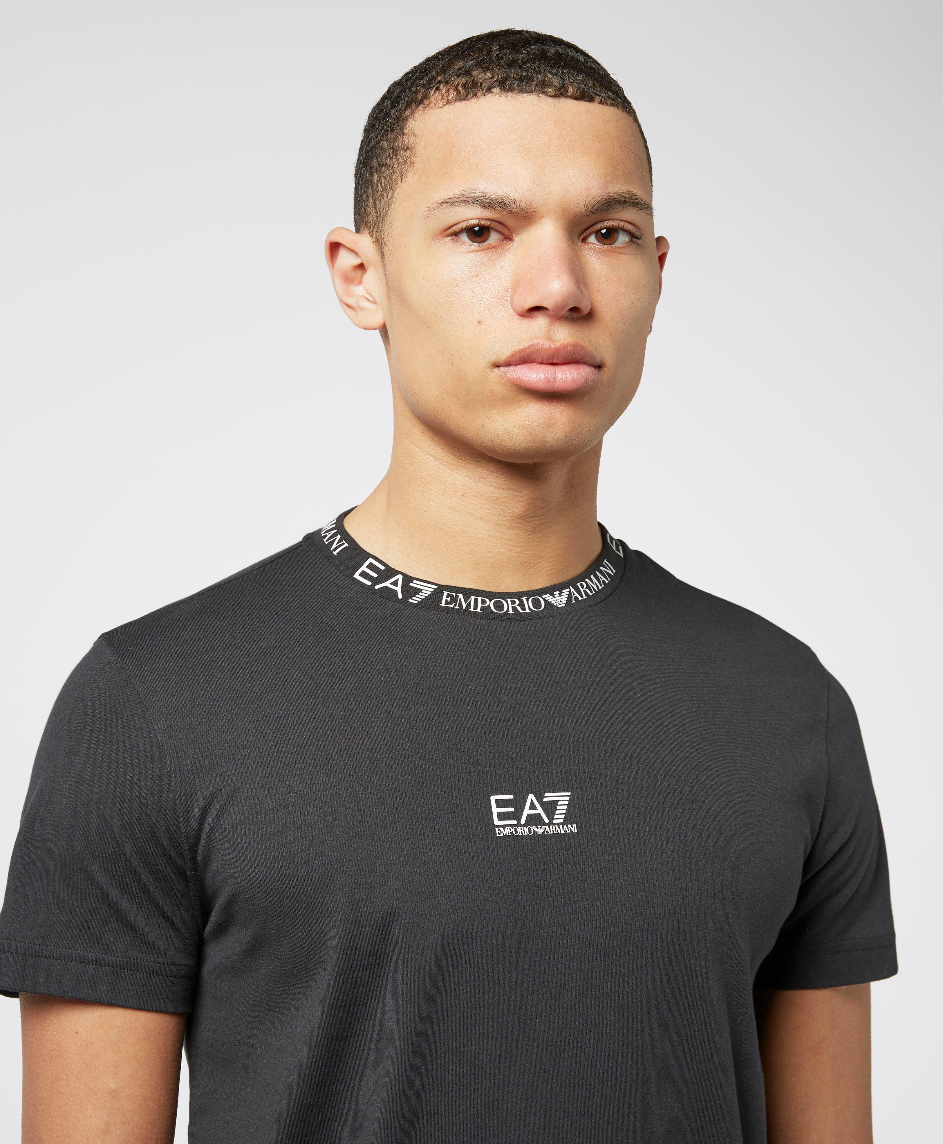 emporio armani ea7 central logo crew sweatshirt