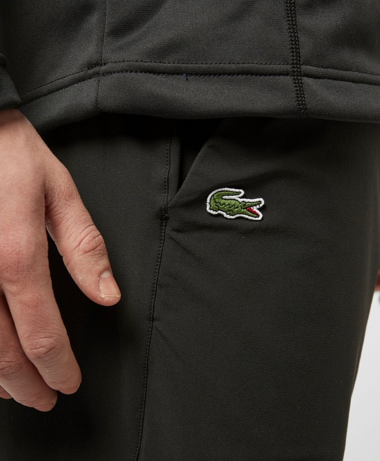 lacoste cuffed fleece track pants