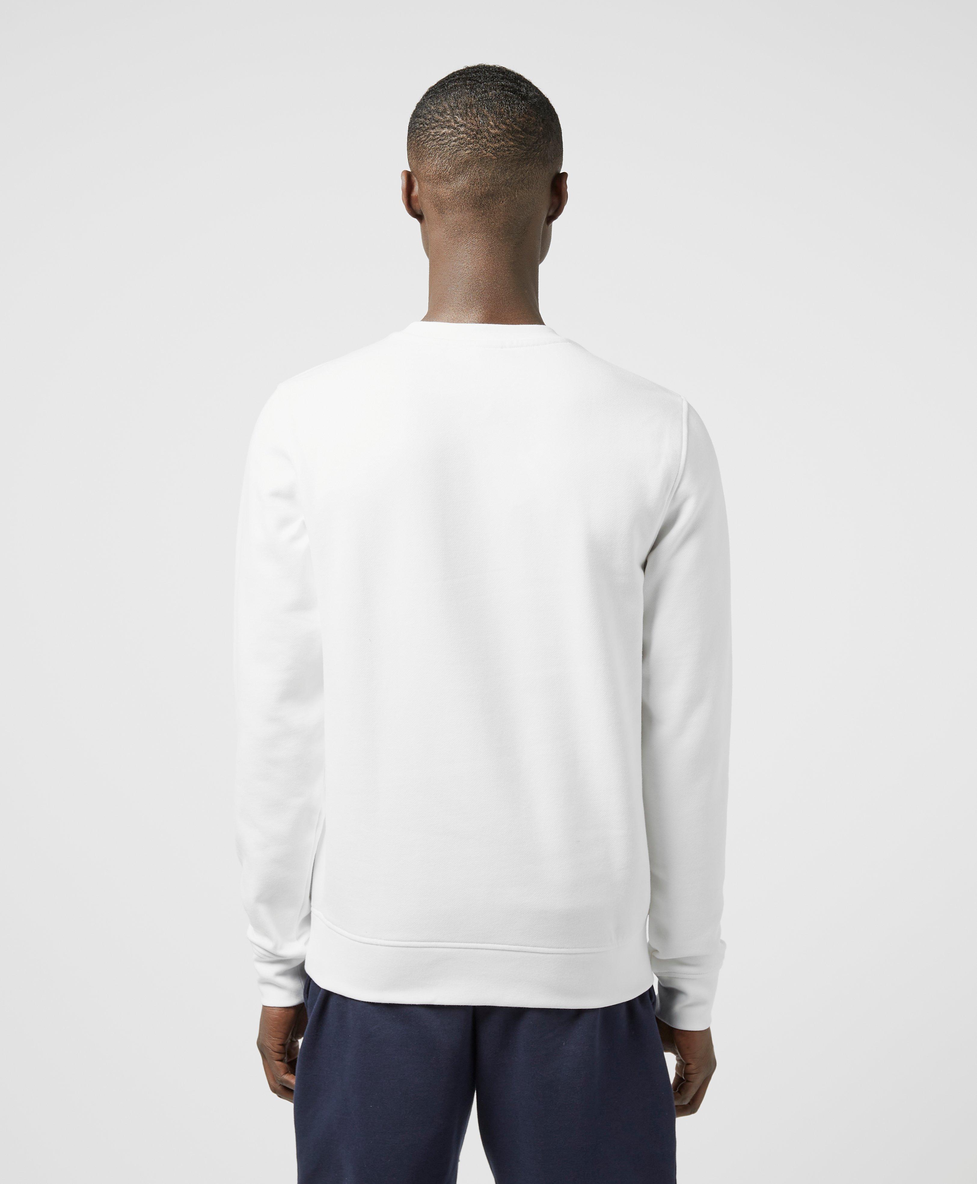 lacoste basic crew neck sweatshirt