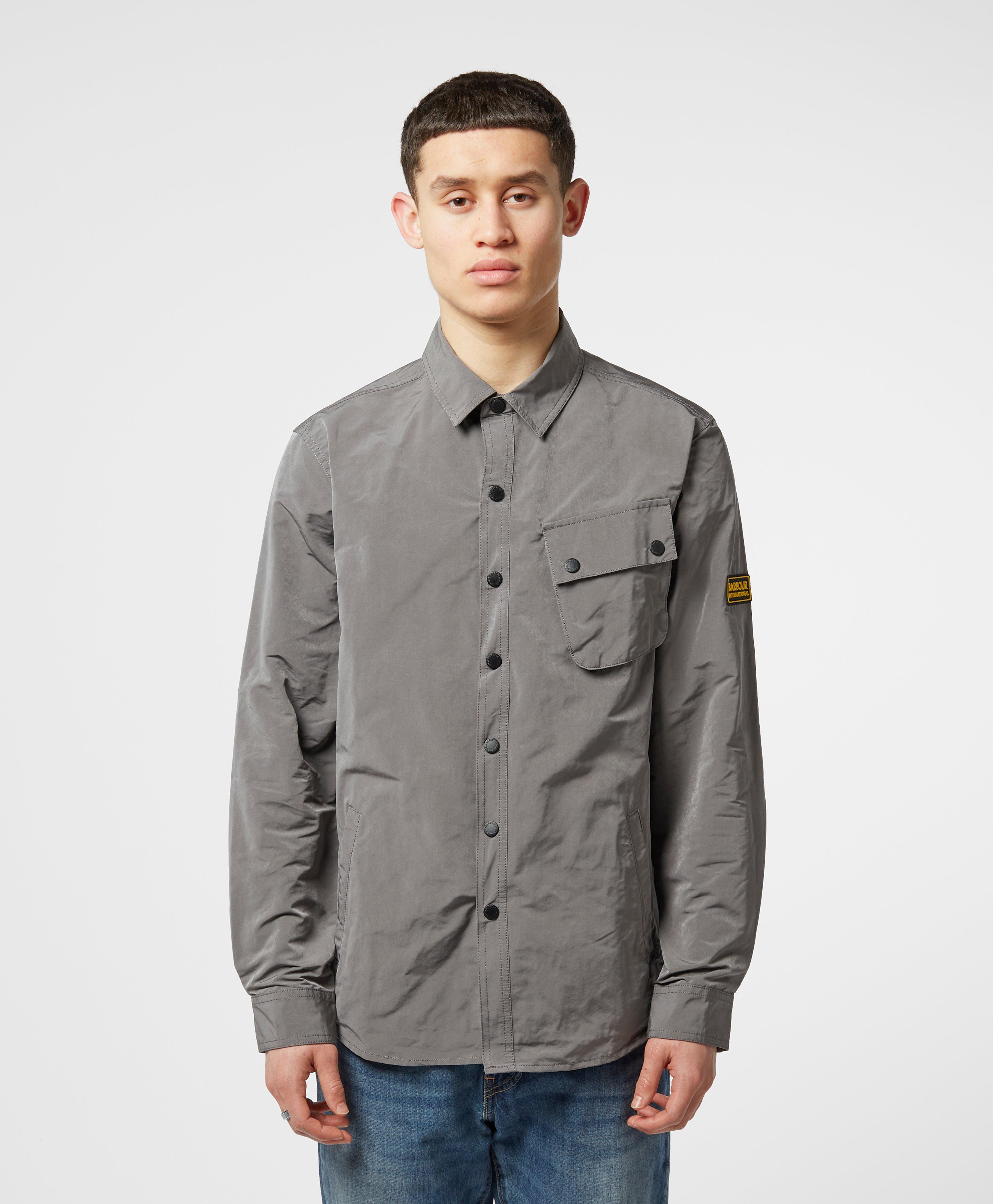 barbour control overshirt