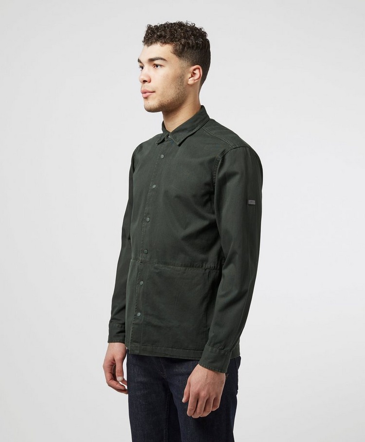 barbour international biker overshirt