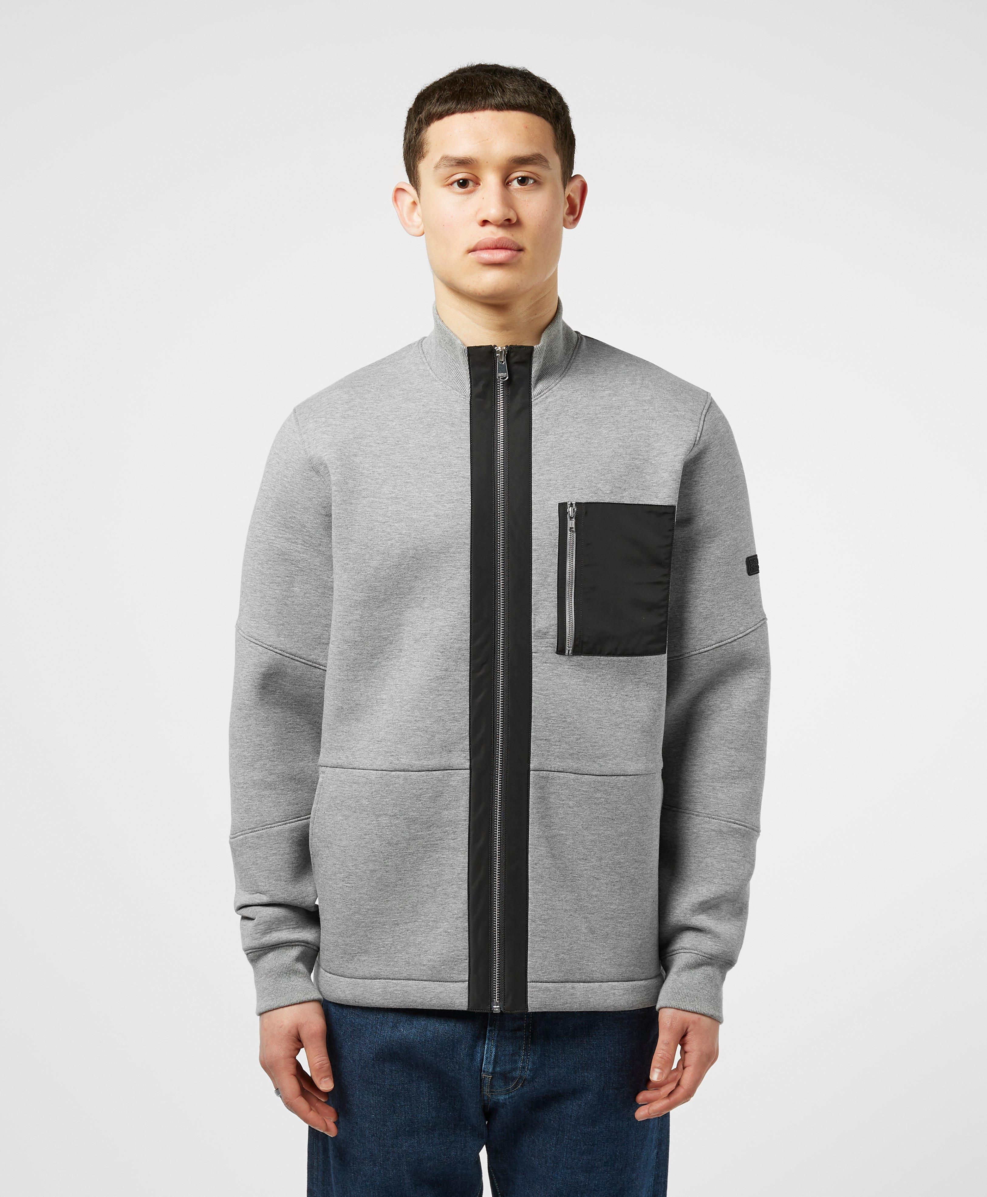 barbour full zip sweater