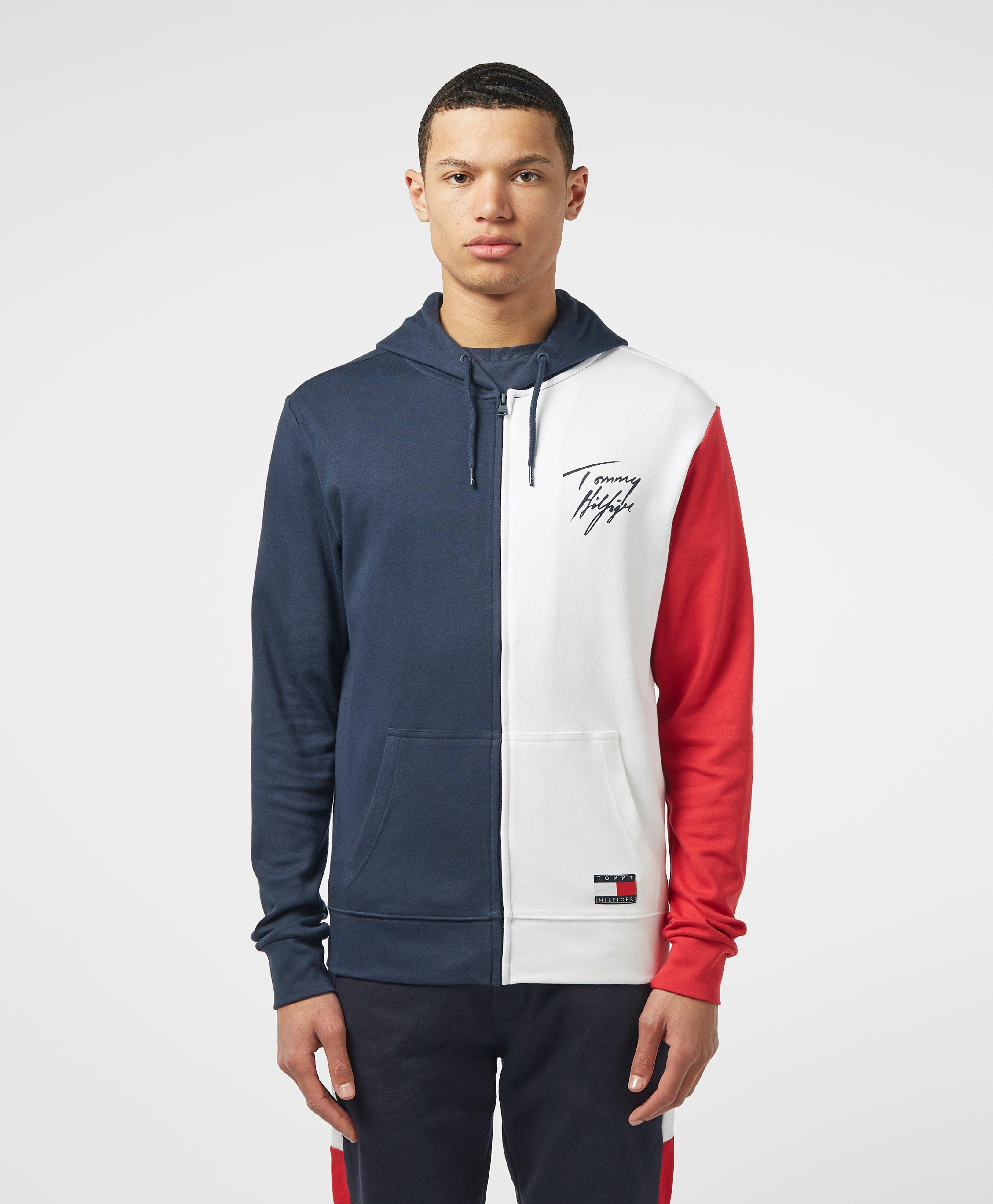 tommy colour block hoodie