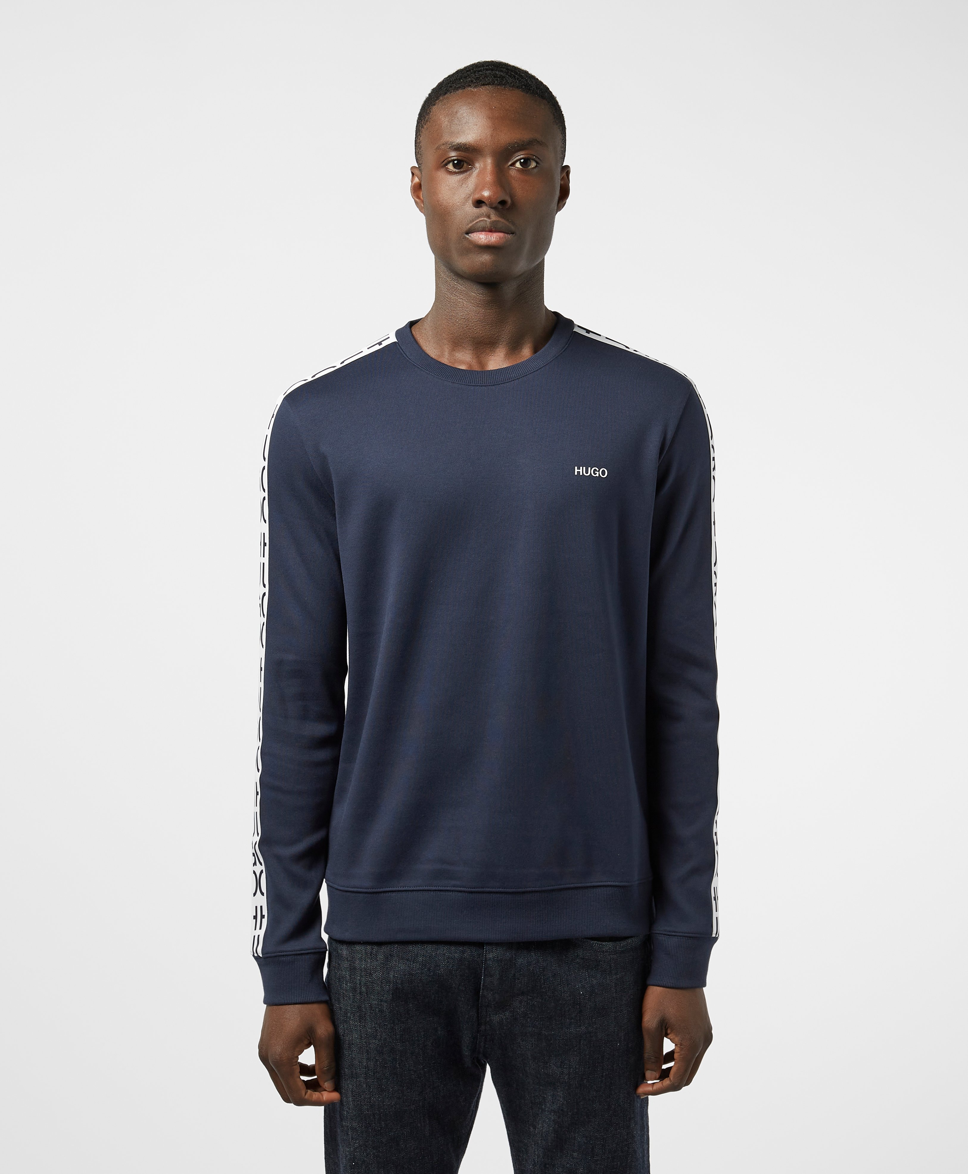HUGO Tape Crew Sweatshirt | scotts Menswear