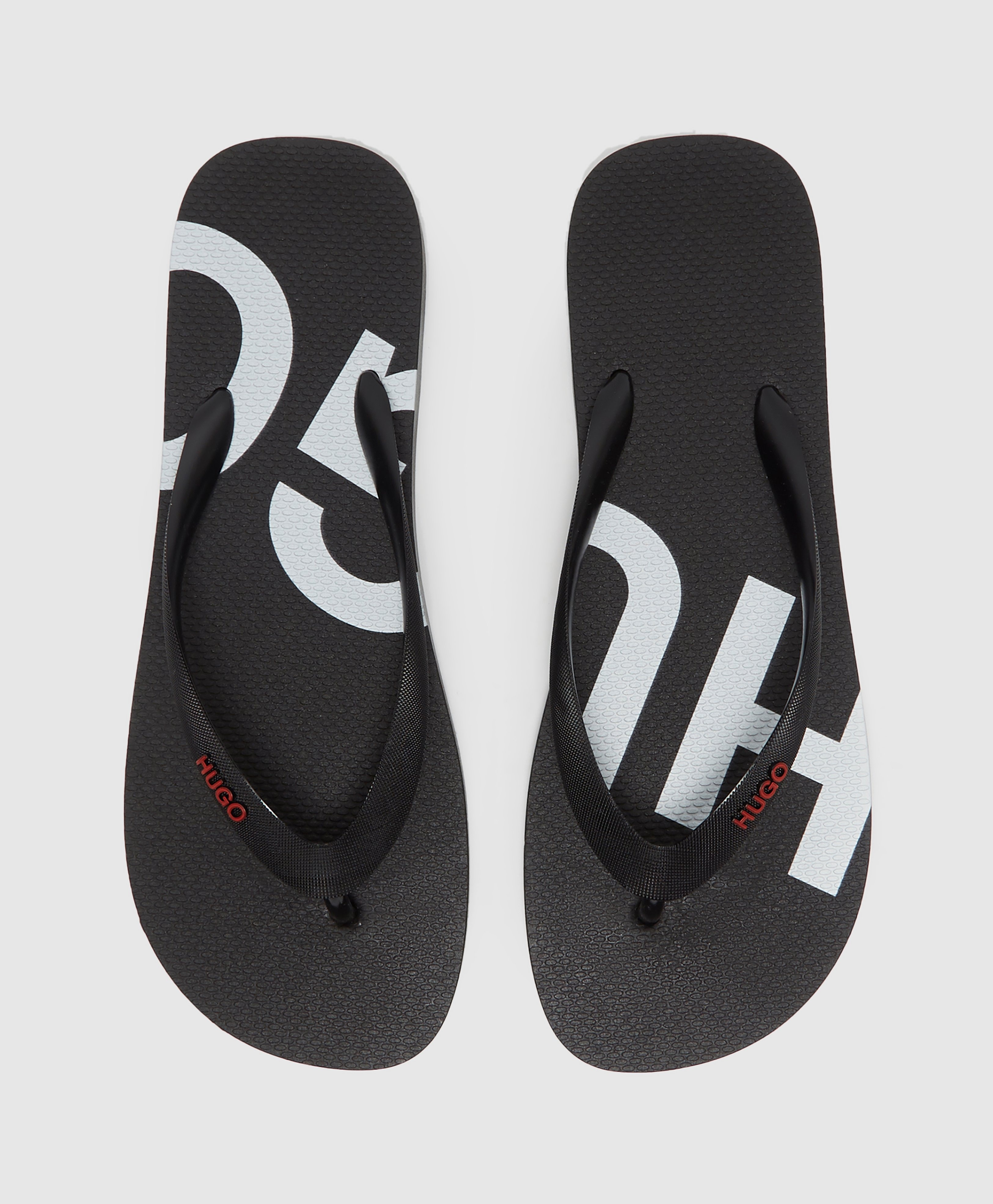 HUGO Logo Flip Flops | scotts Menswear