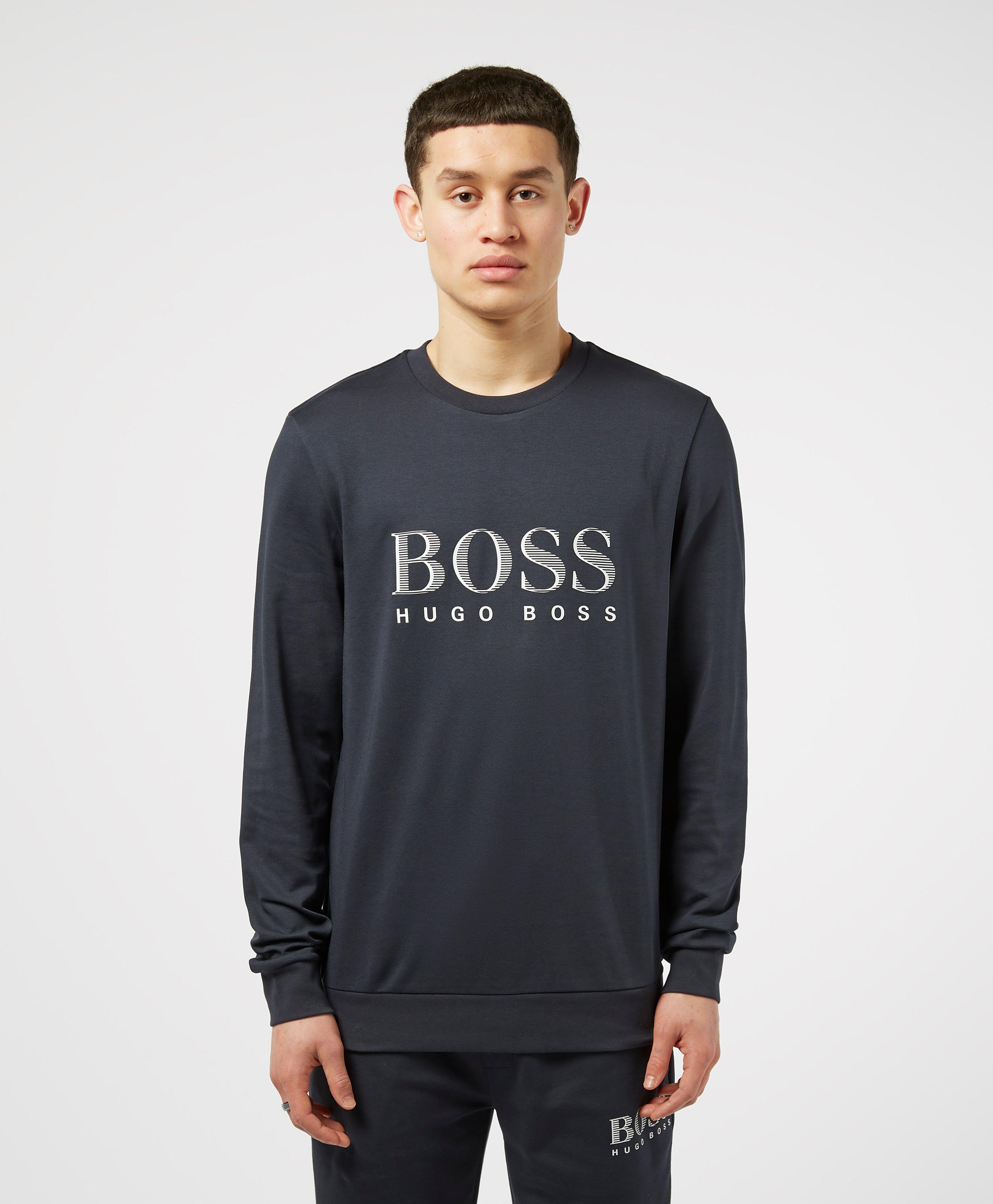 boss logo crew sweatshirt