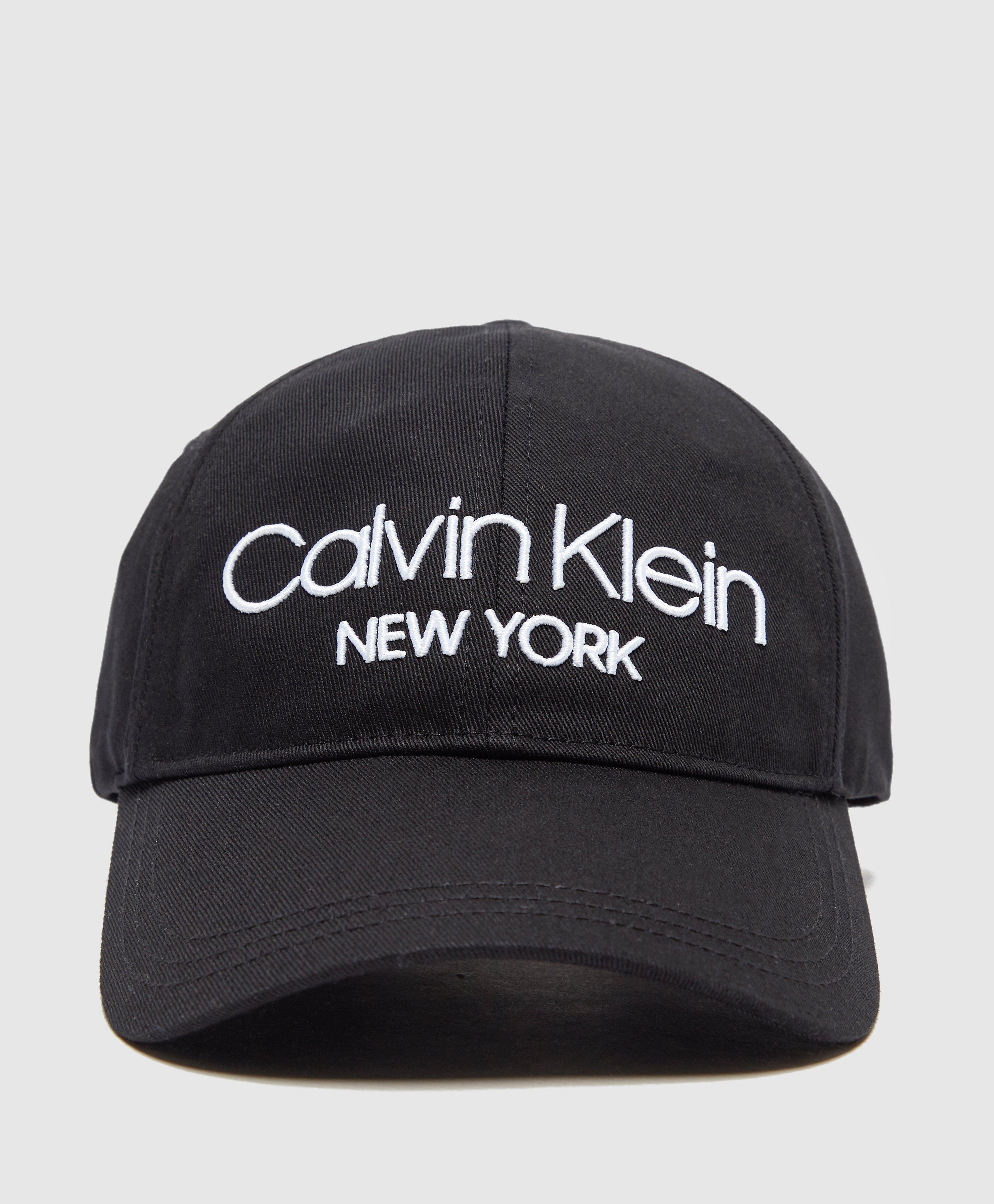 calvin klein logo hat