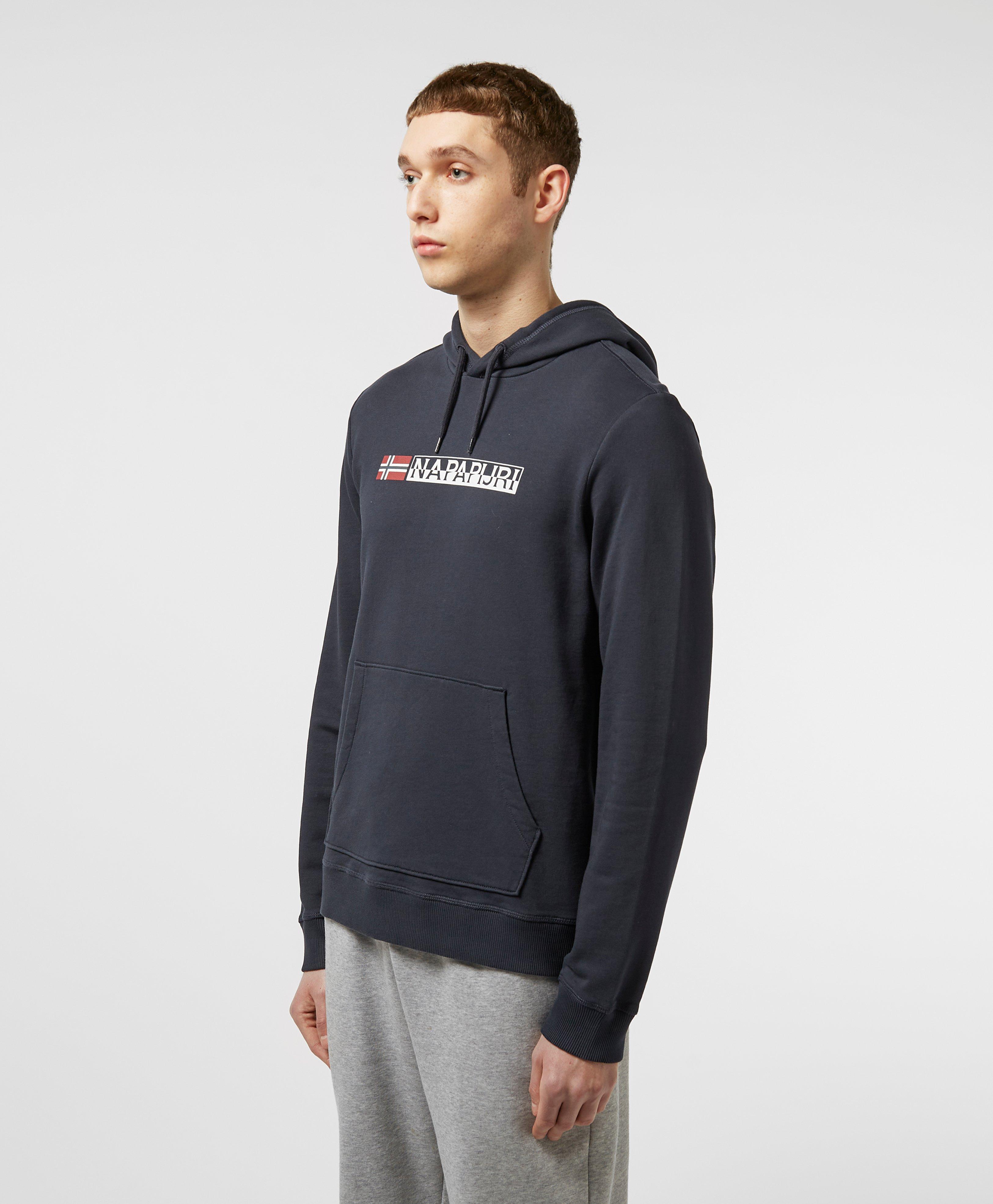 napapijri overhead logo hoodie