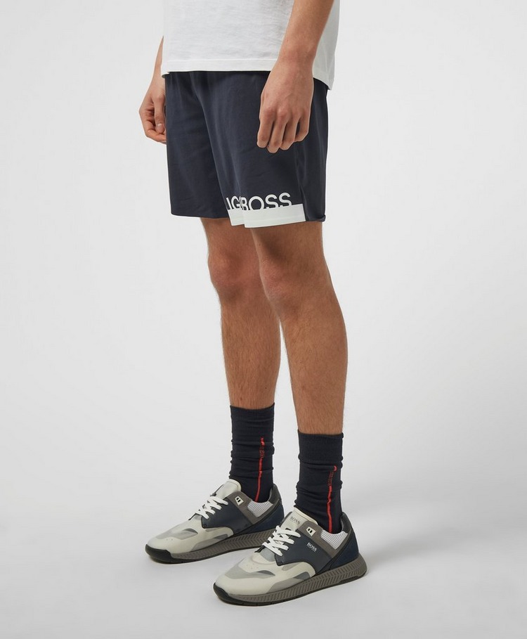 boss fleece shorts