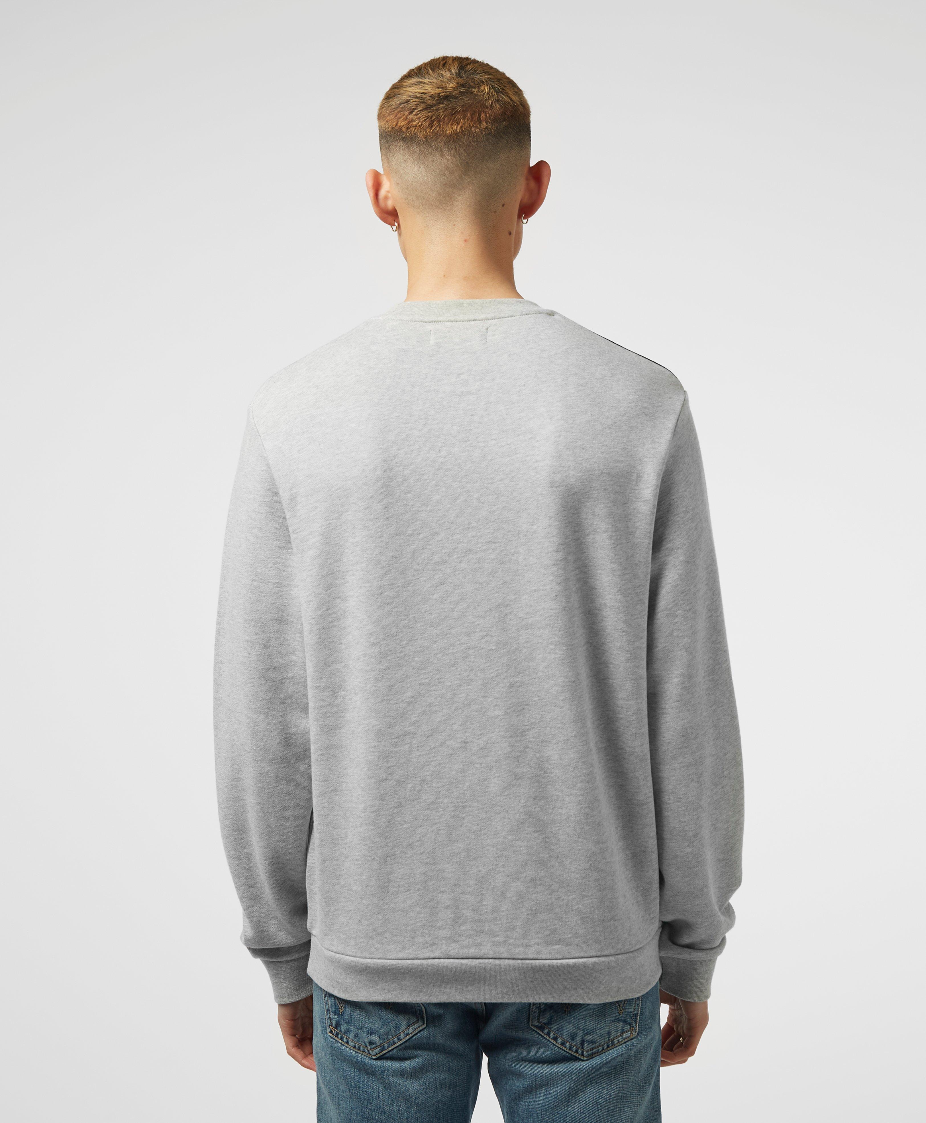 fred perry colour block crew sweatshirt