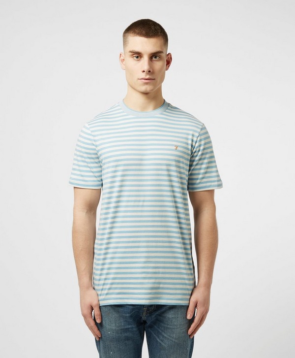 Farah Stripe Ringer Short Sleeve T-Shirt