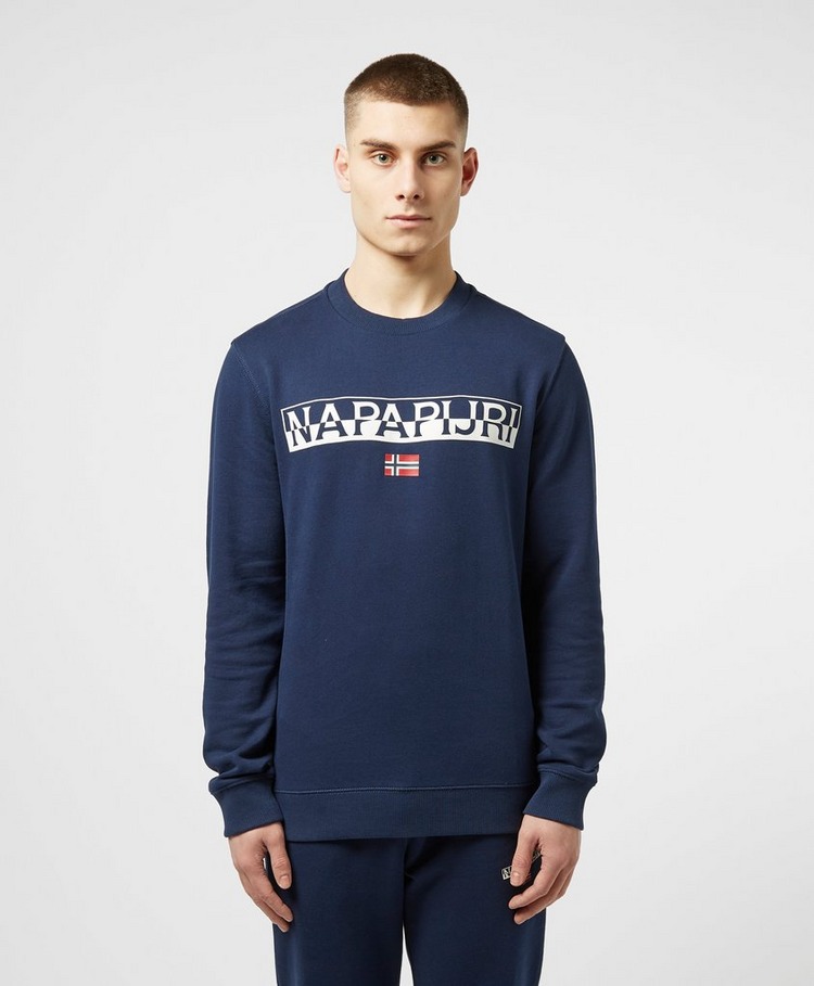 Napapijri Baras Large Logo Sweatshirt | scotts Menswear