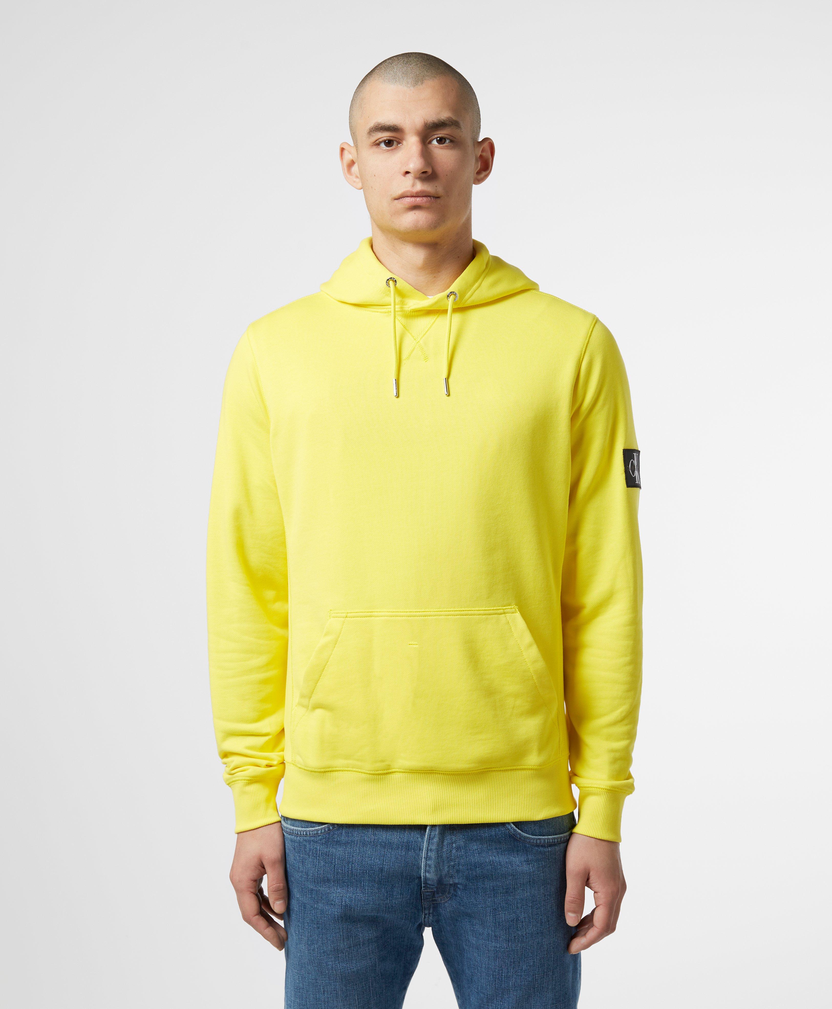 calvin klein hoodie yellow