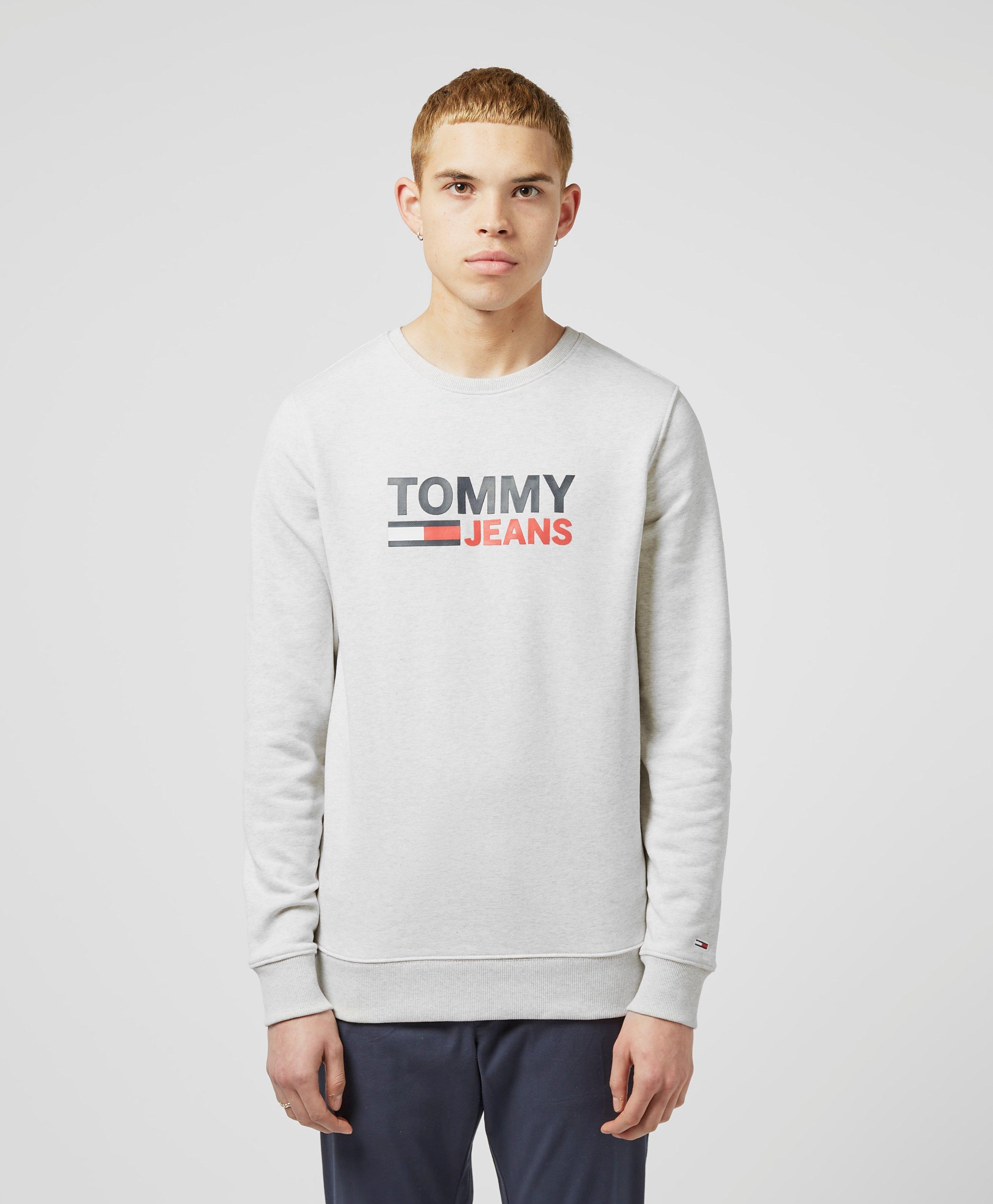 Tommy Jeans Corporate Logo Sweatshirt | scotts Menswear