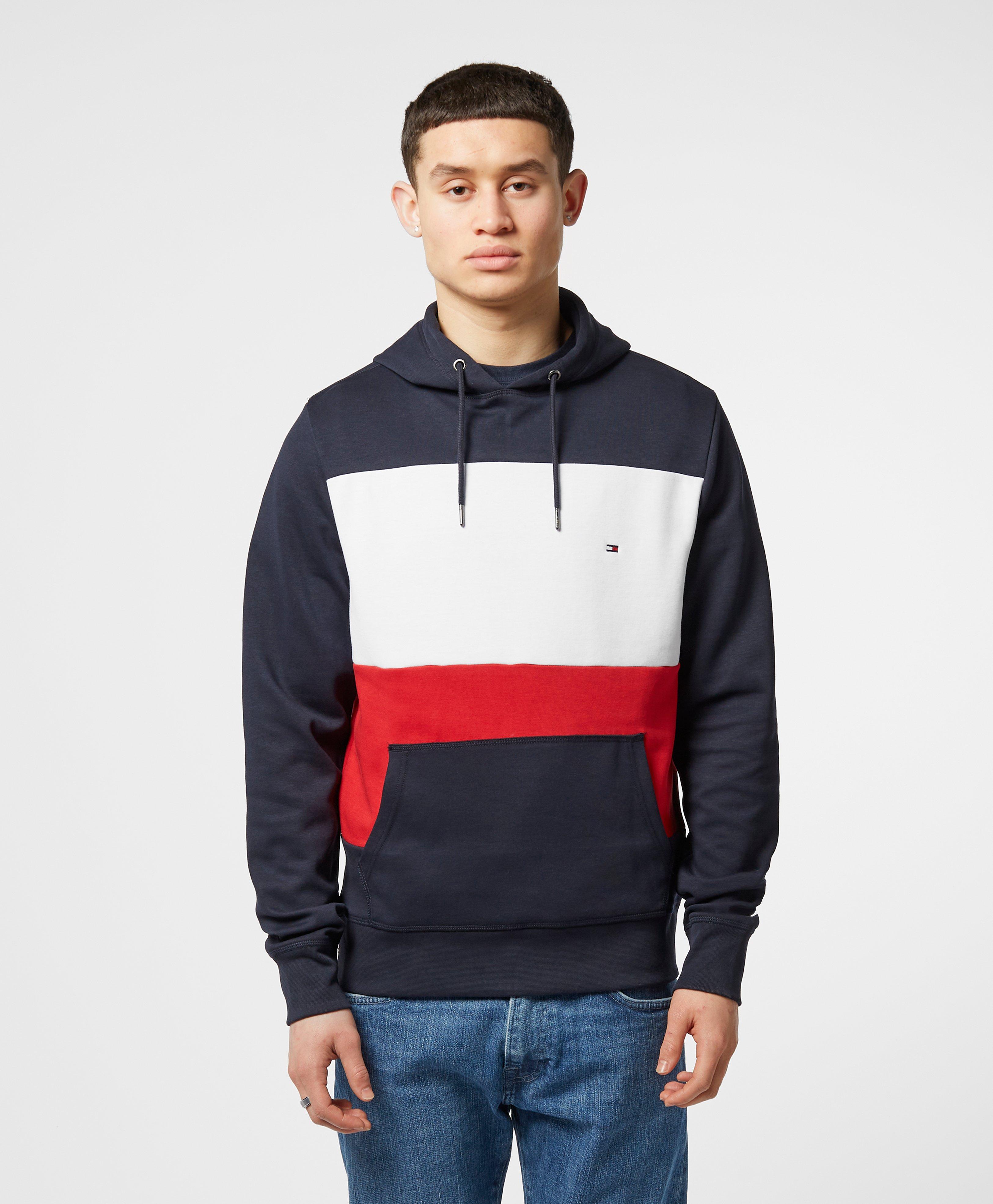 tommy hilfiger color block hoodie