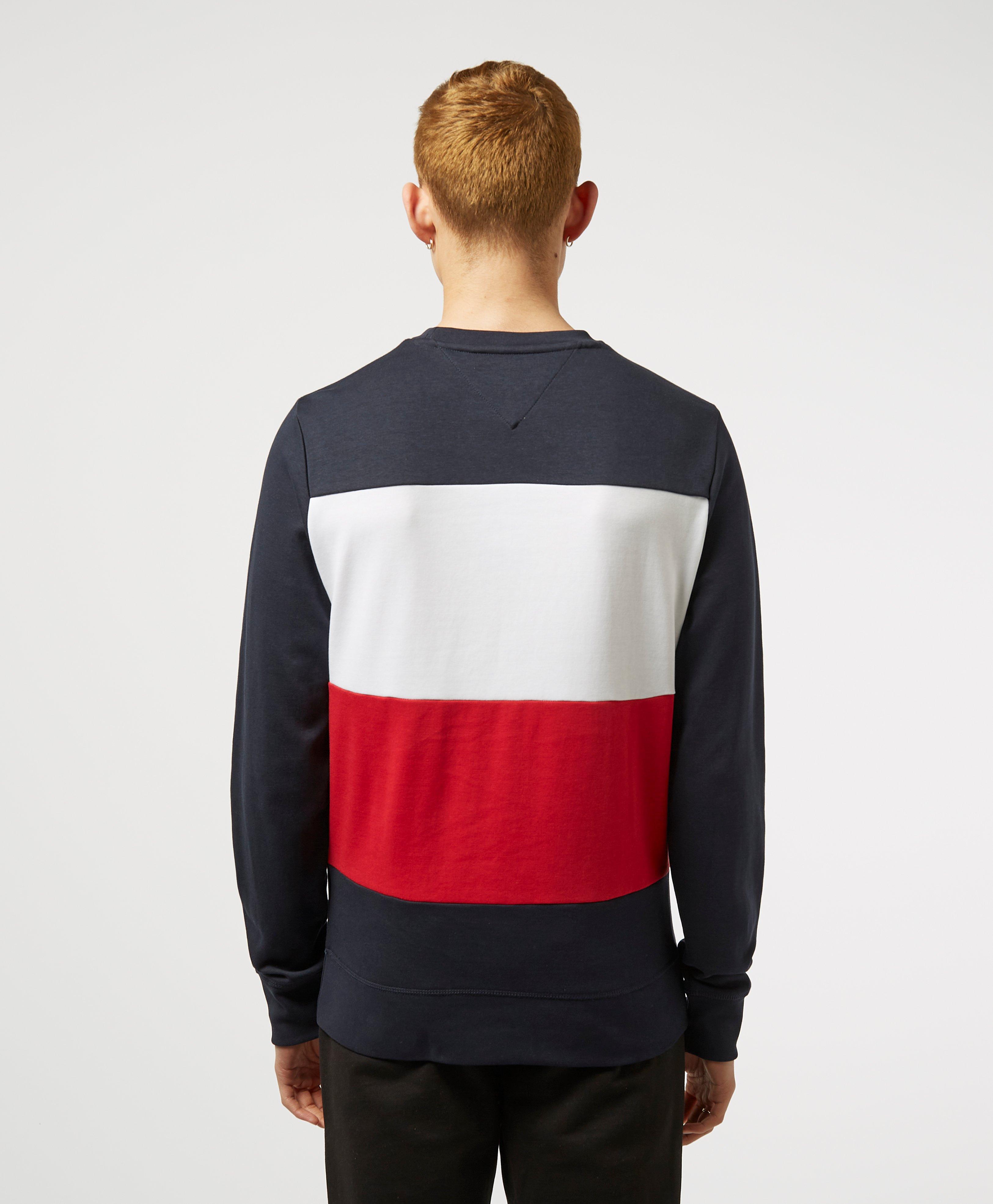 colour block sweatshirt by tommy hilfiger