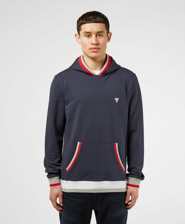 guess high build triangle overhead hoodie