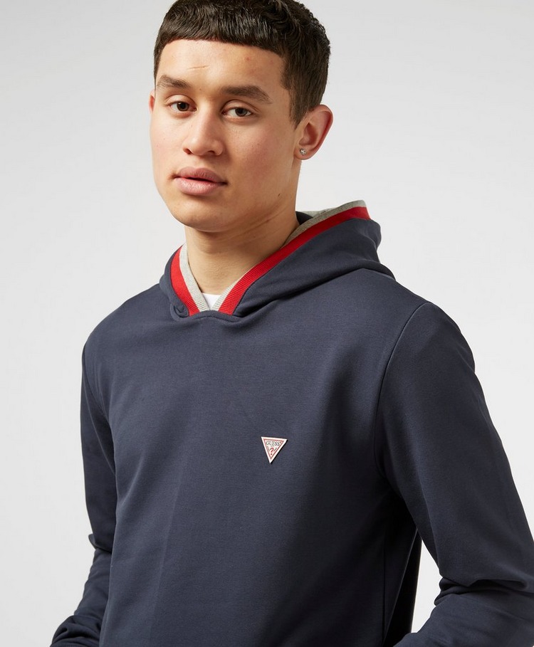 guess high build triangle overhead hoodie