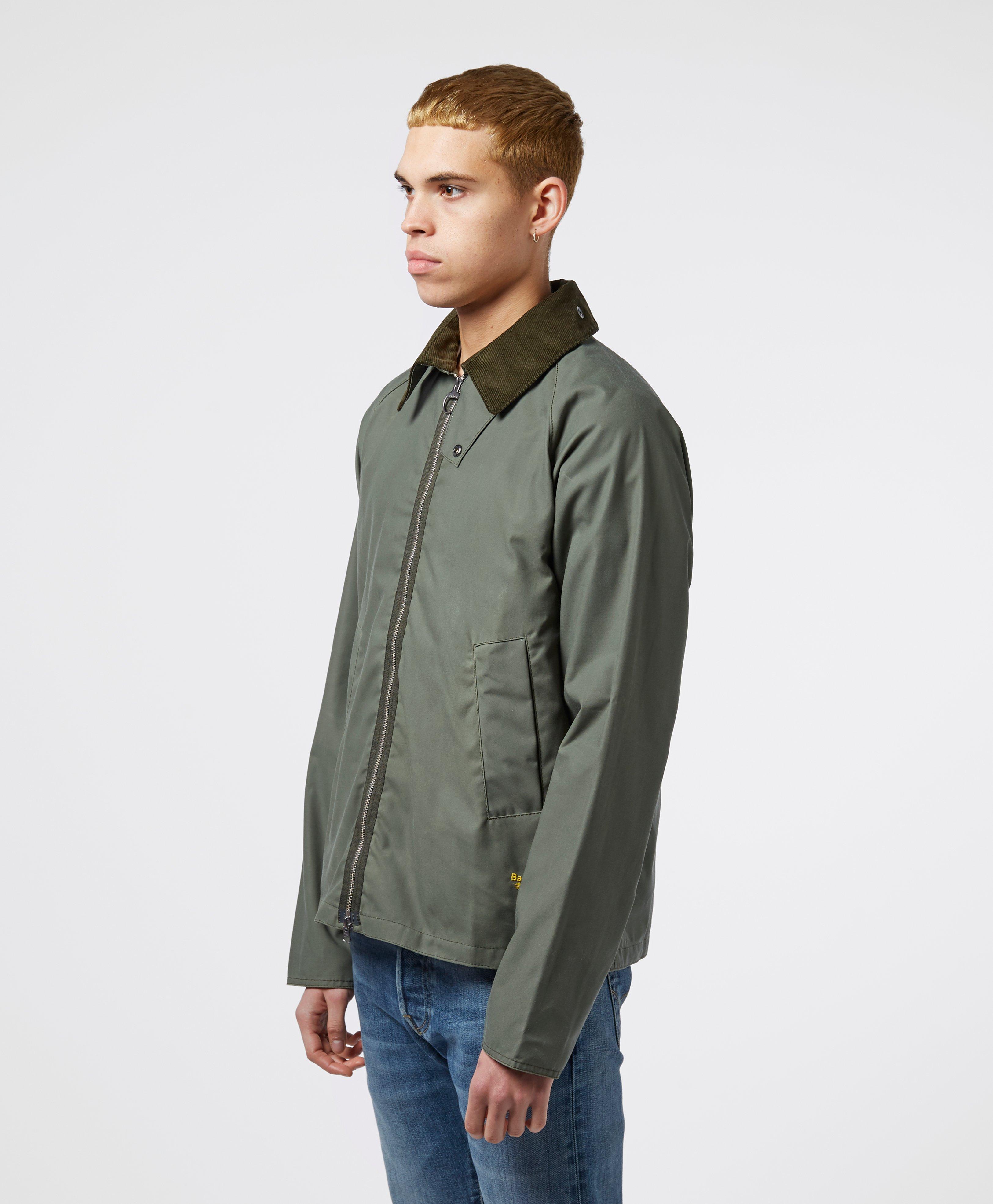 barbour beacon munro wax jacket green