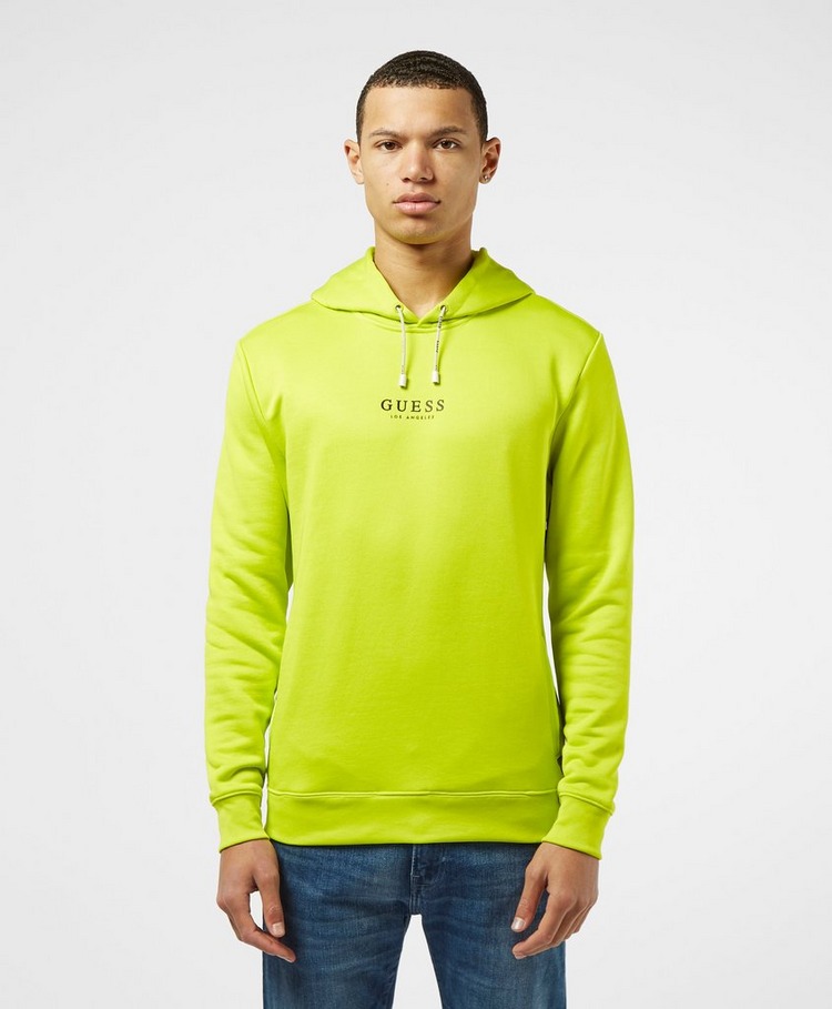 Guess Central Logo Overhead Hoodie | scotts Menswear