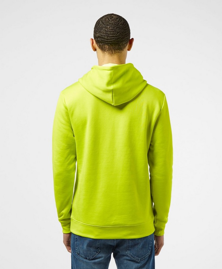 guess high build triangle overhead hoodie