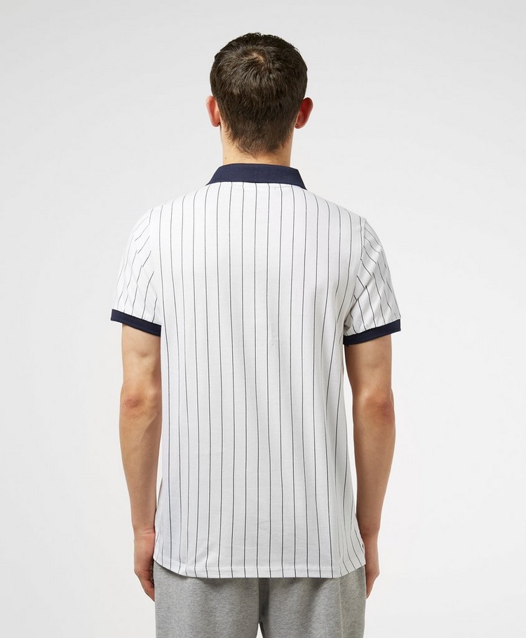 Fila Borg Stripe Short Sleeve Polo Shirt