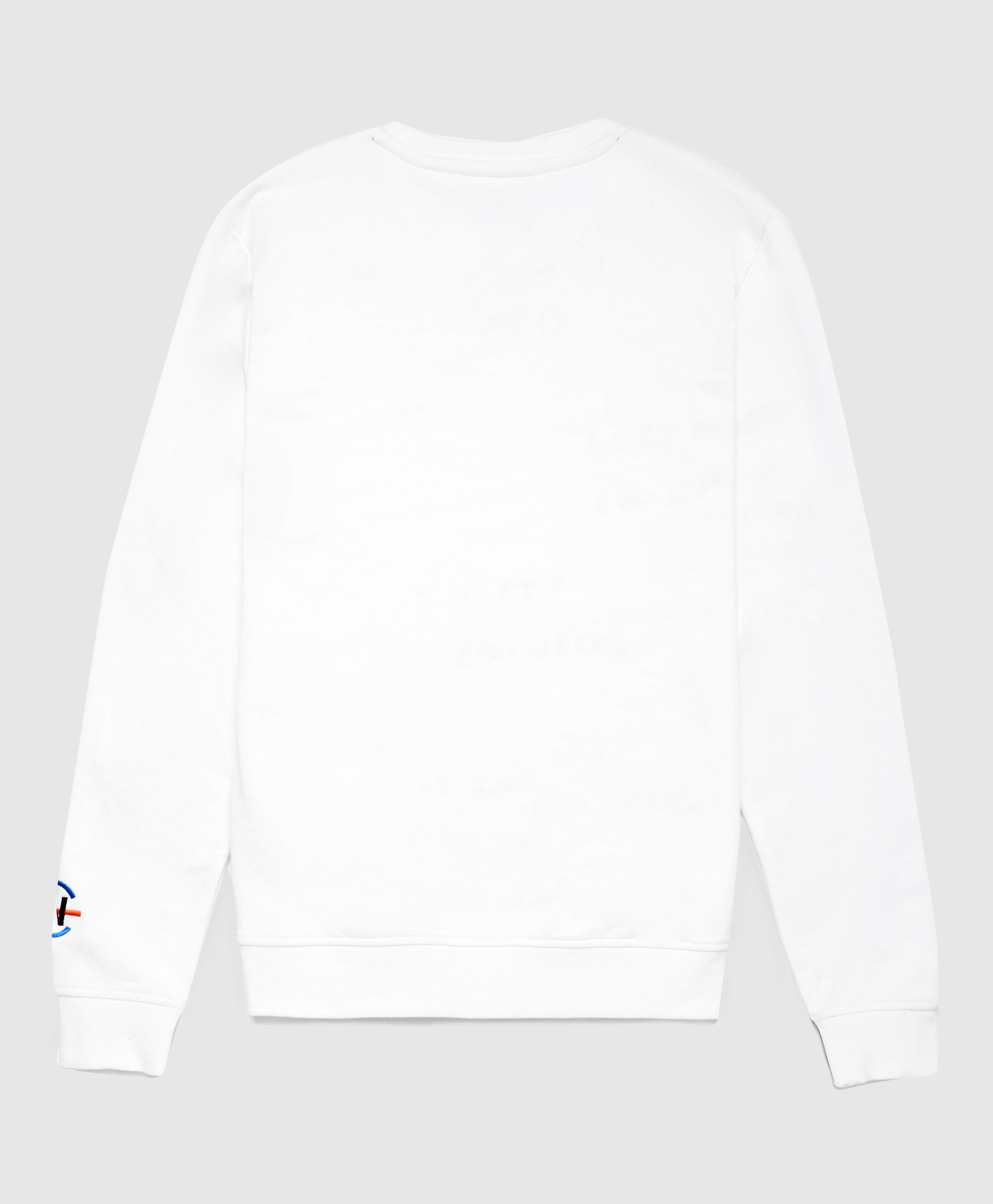 white nautica sweatshirt