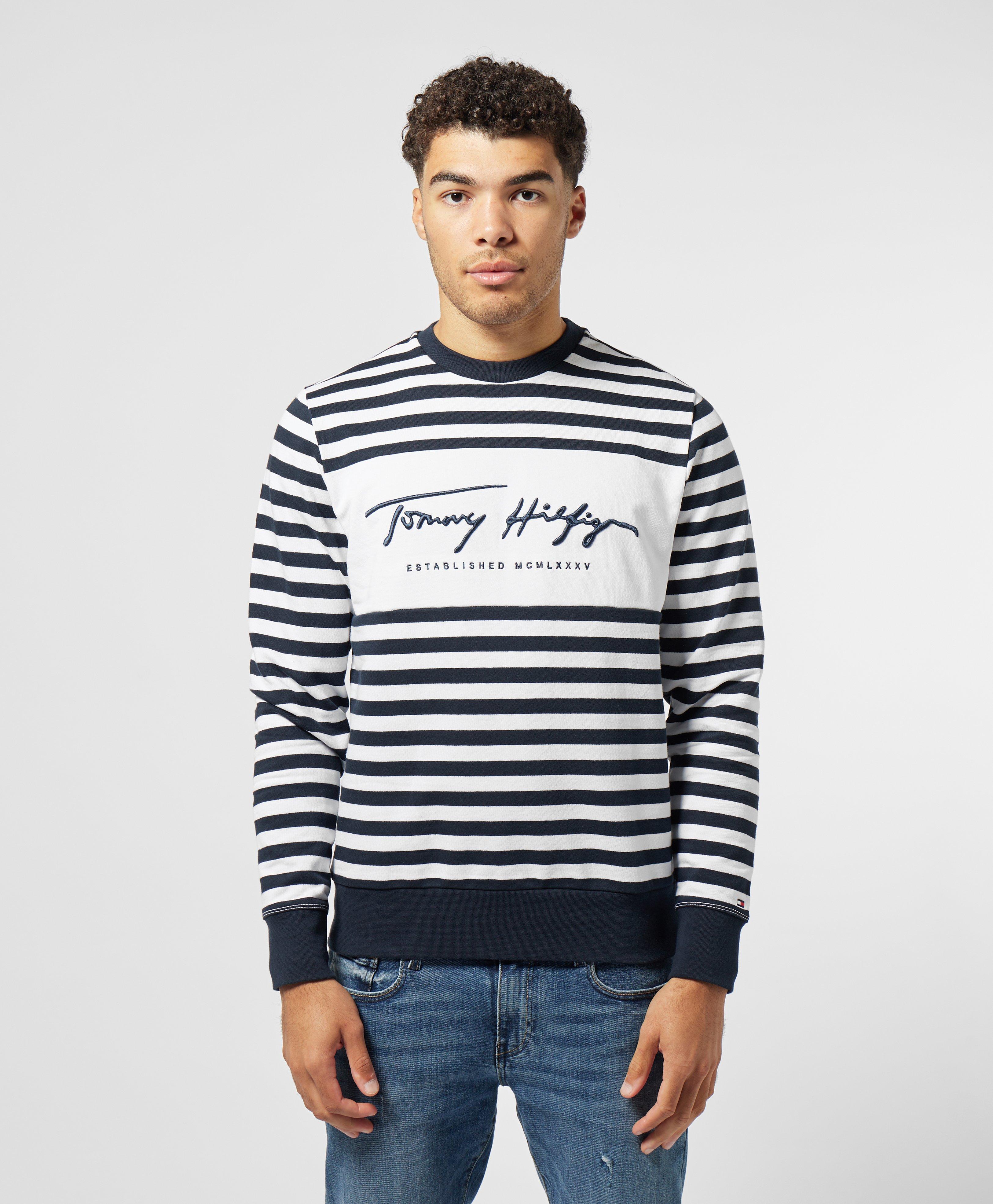 tommy hilfiger signature stripe hoodie
