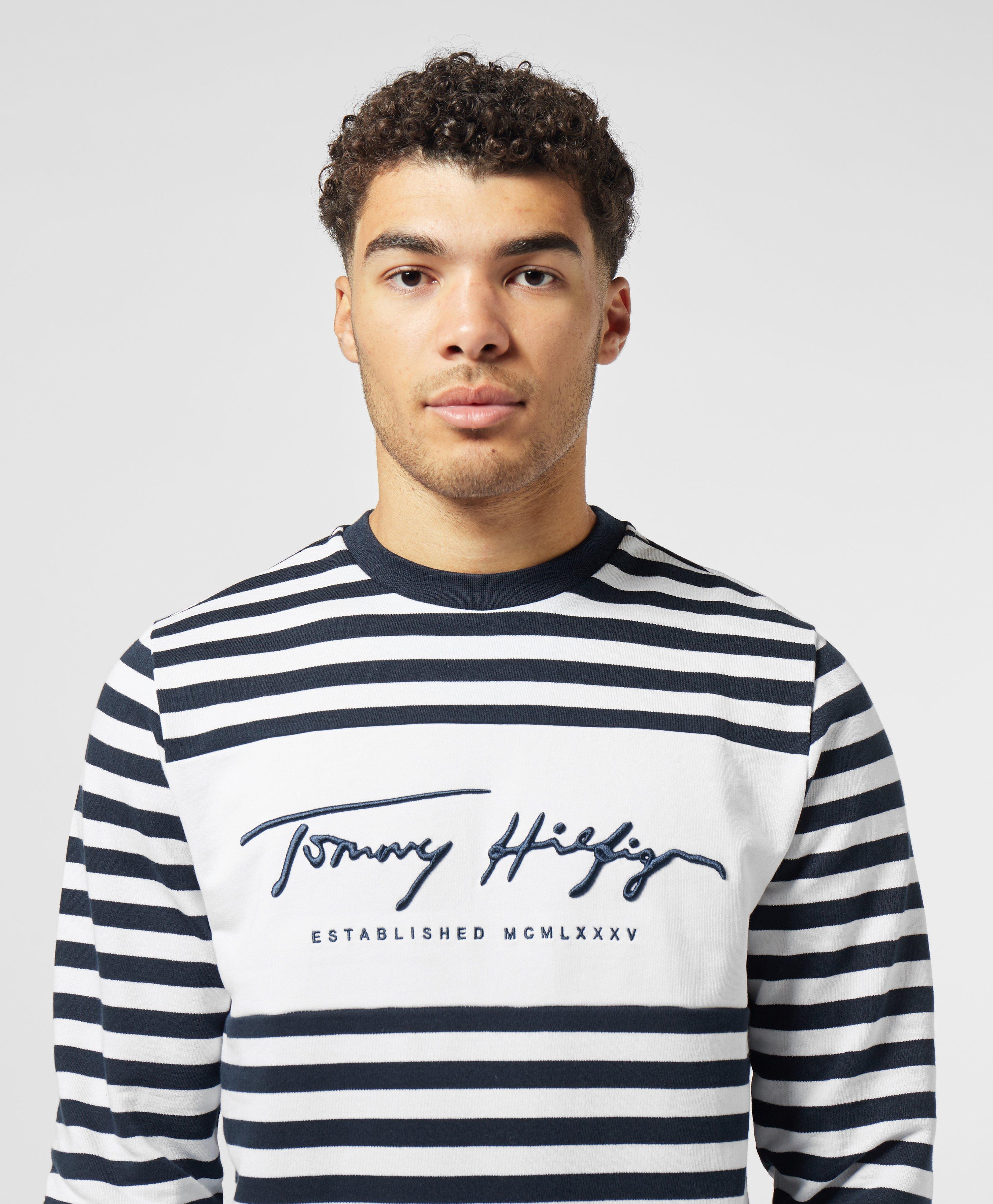 tommy hilfiger signature stripe hoodie