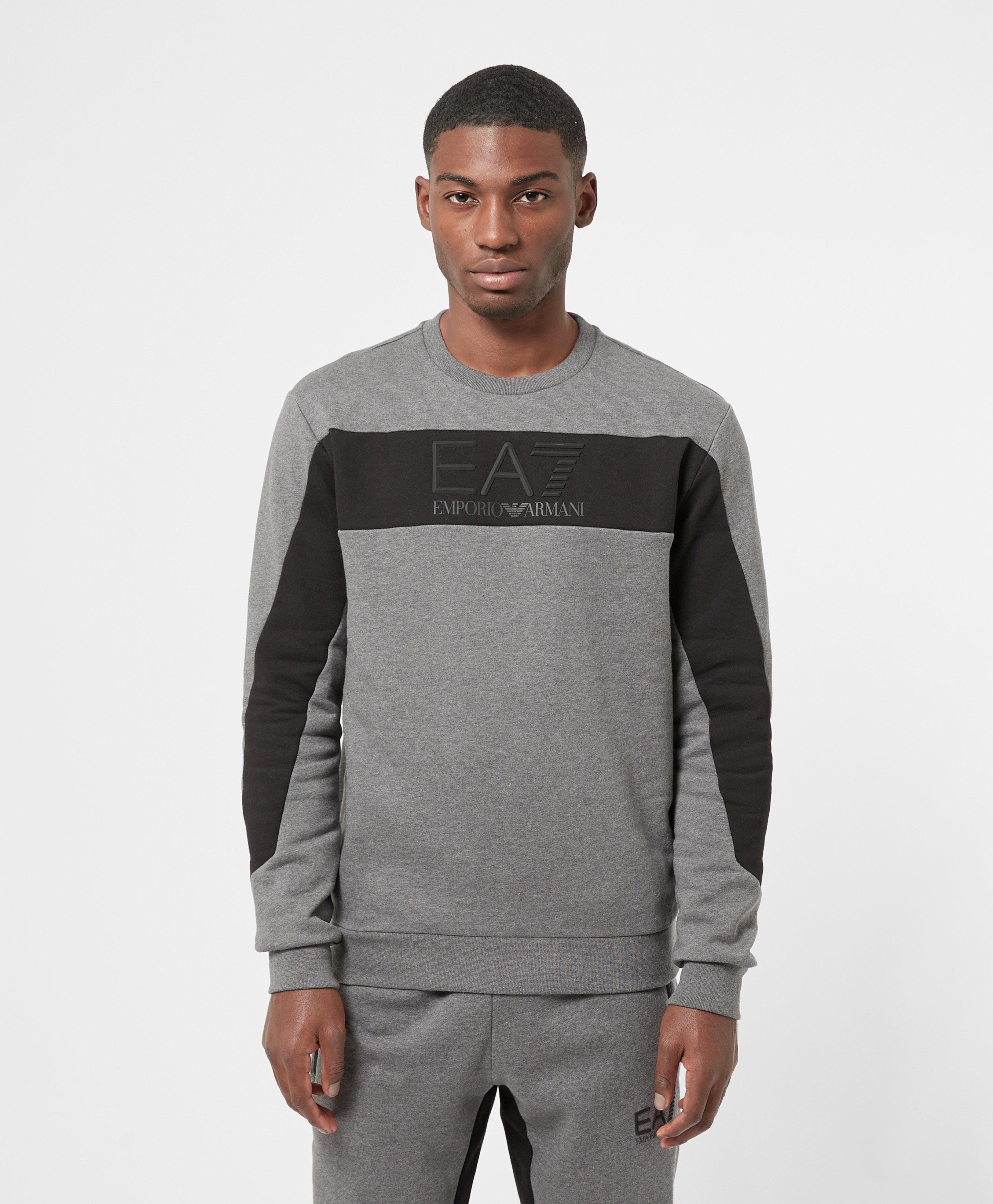 emporio armani block colour sweatshirt