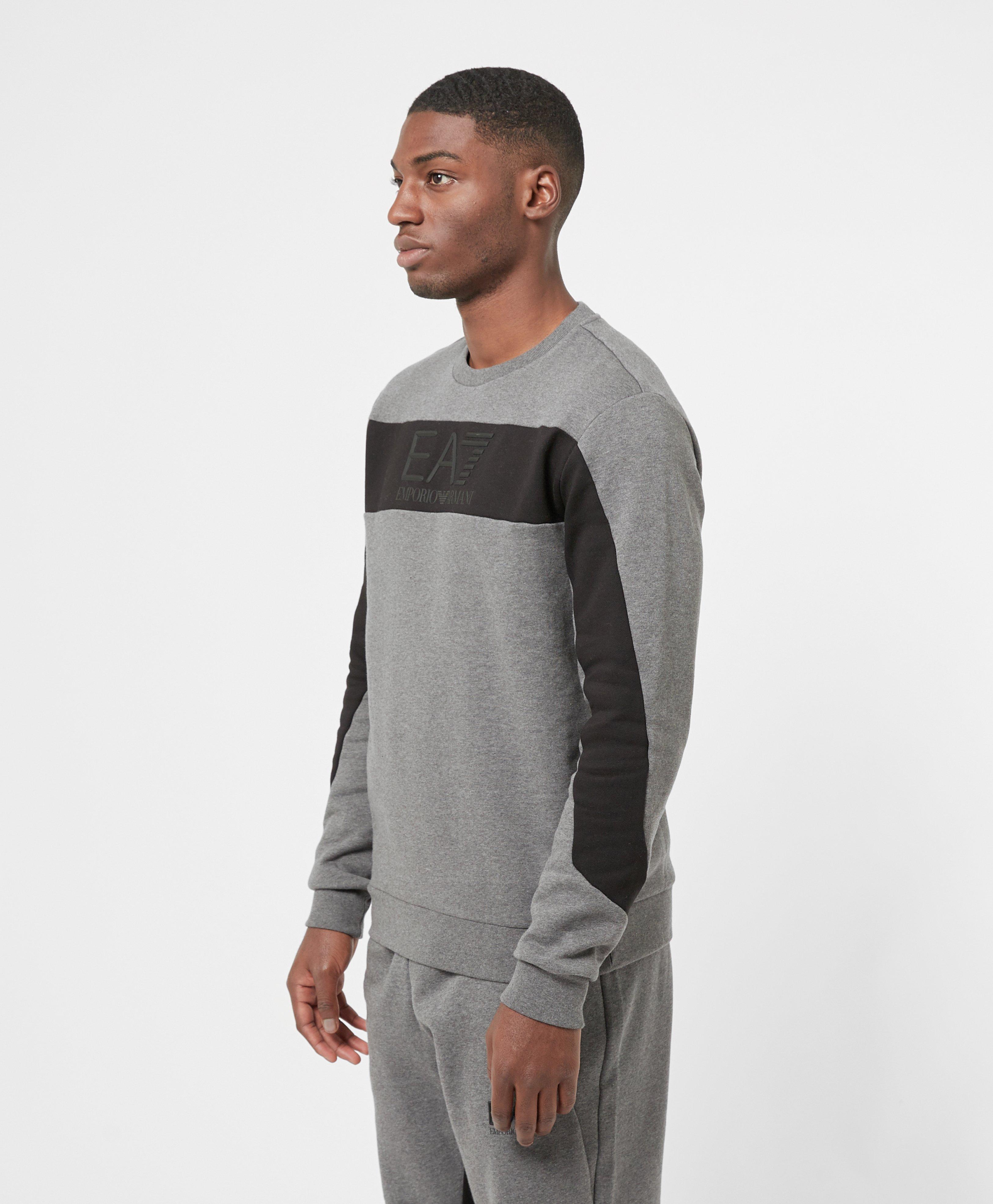 emporio armani block colour sweatshirt